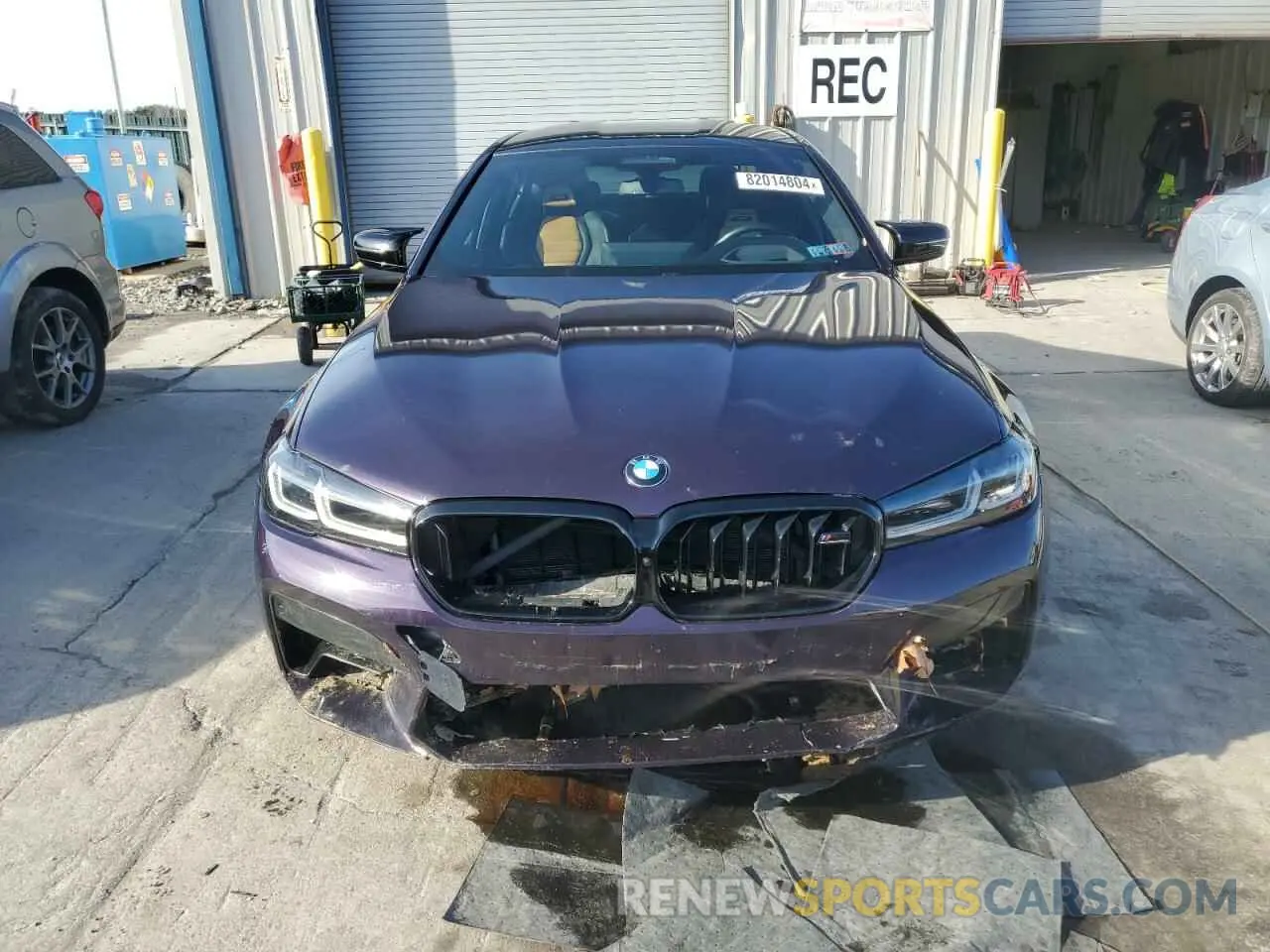 5 fotografías del automóvil dañado WBS83CH07MCG08954 BMW M5 2021