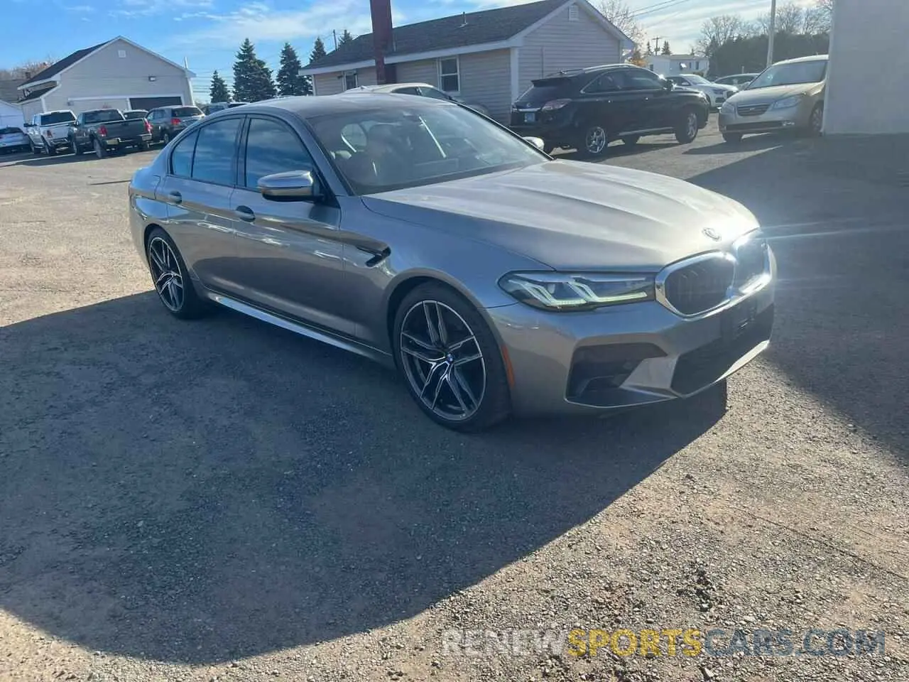 4 fotografías del automóvil dañado WBS83CH08MCF34587 BMW M5 2021