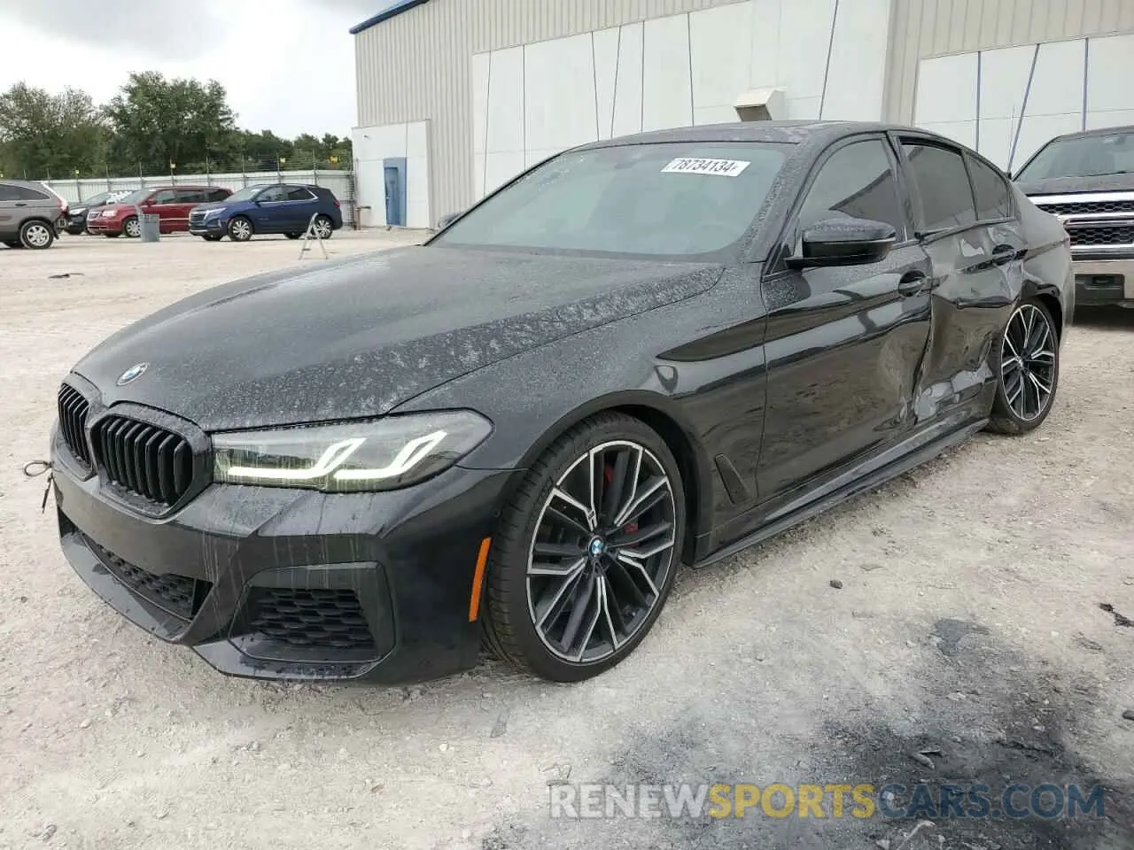 1 fotografías del automóvil dañado WBA13BK02NCH74485 BMW M5 2022