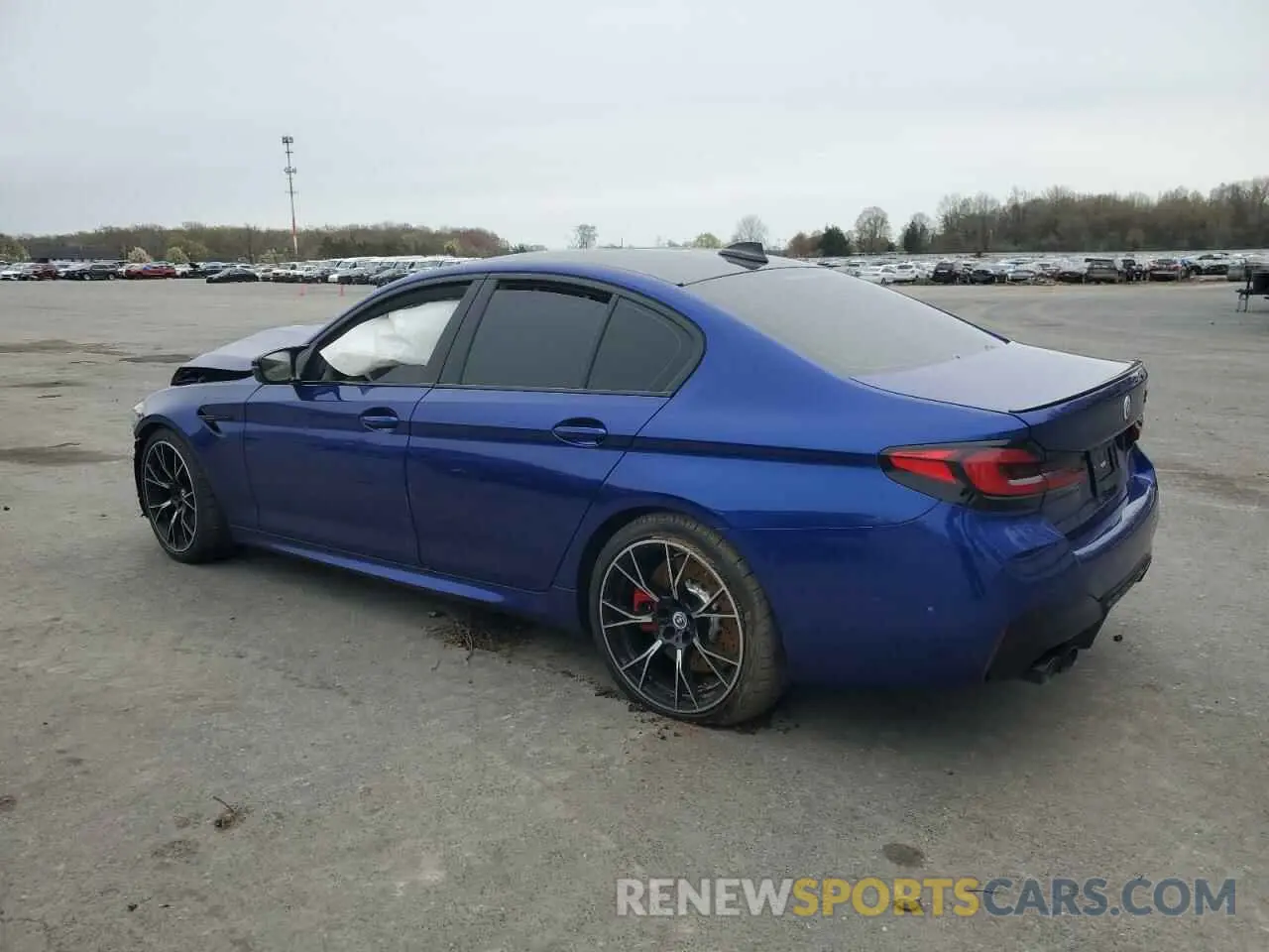 2 fotografías del automóvil dañado WBS83CH03NCK43106 BMW M5 2022
