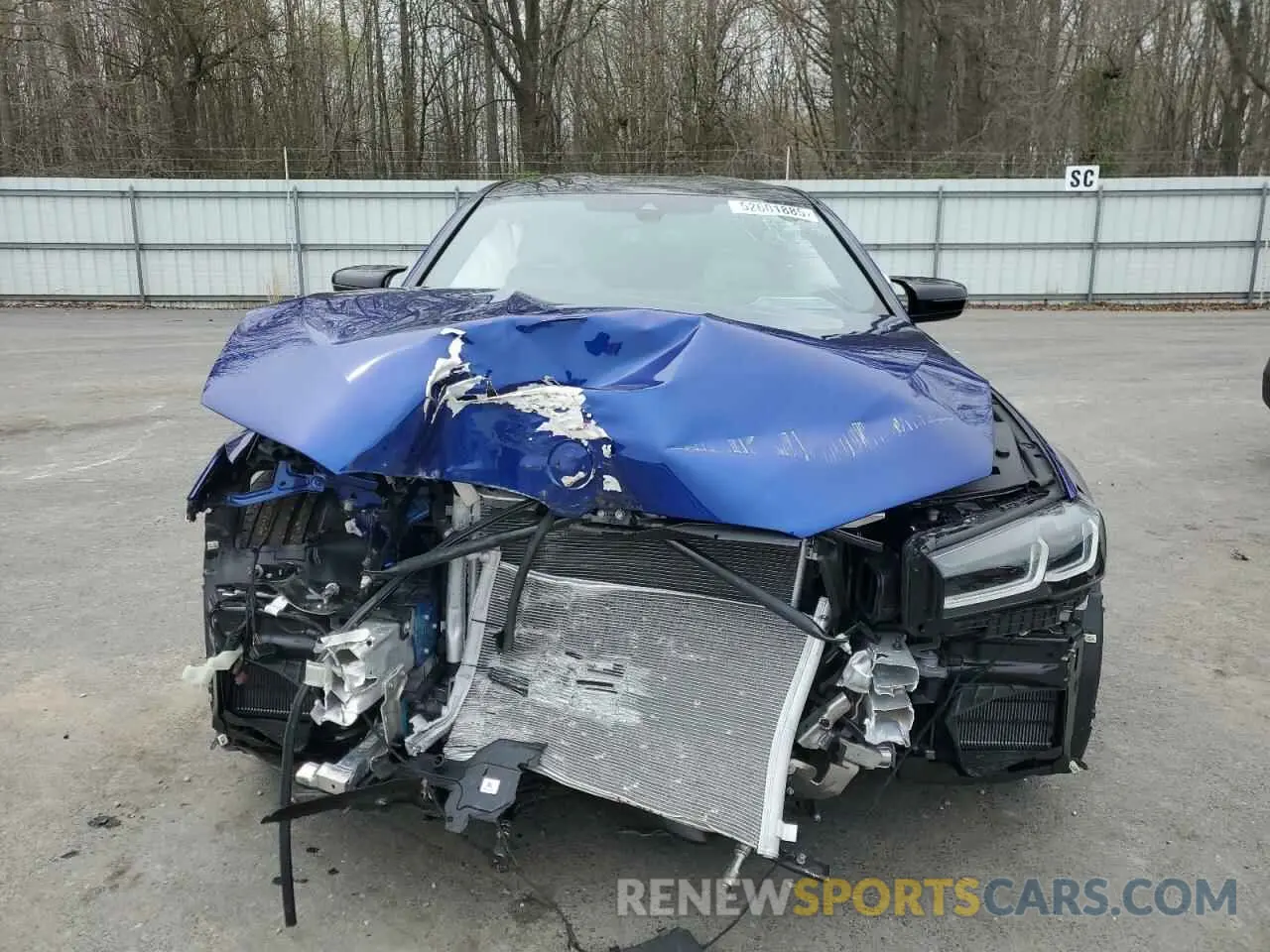 5 fotografías del automóvil dañado WBS83CH03NCK43106 BMW M5 2022