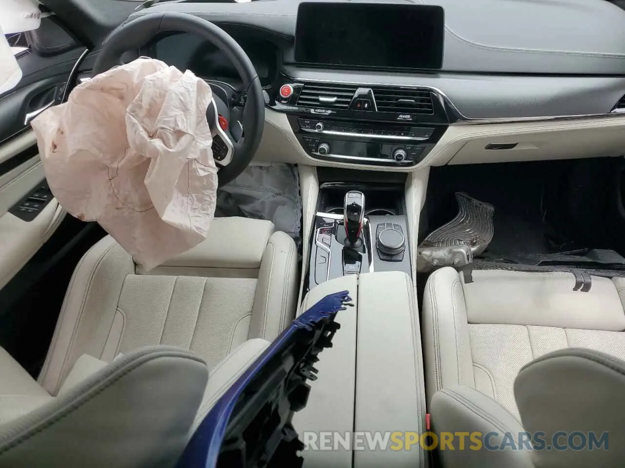 8 fotografías del automóvil dañado WBS83CH03NCK43106 BMW M5 2022