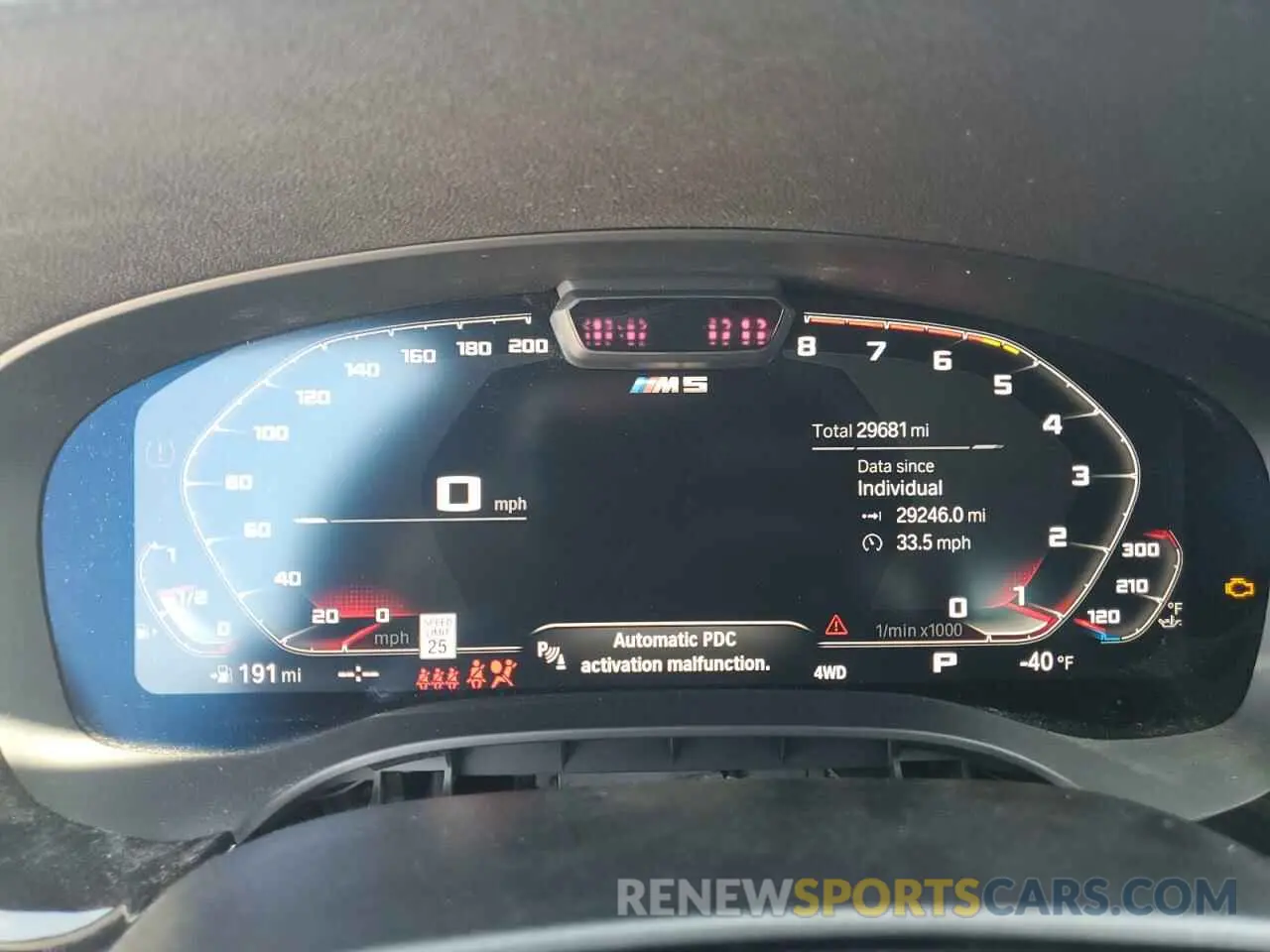 9 fotografías del automóvil dañado WBS83CH05NCK23035 BMW M5 2022