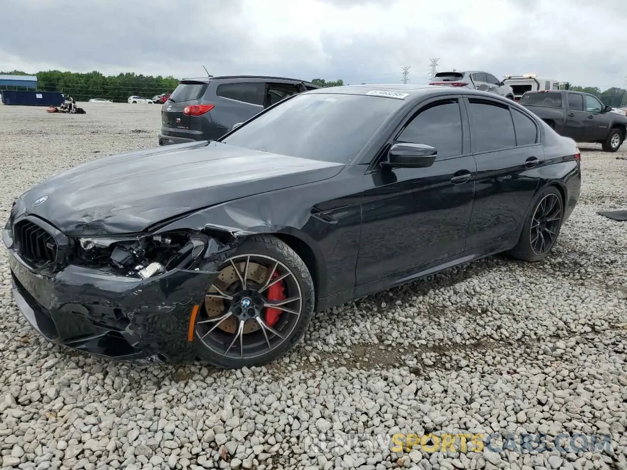 1 fotografías del automóvil dañado WBS83CH06NCJ03339 BMW M5 2022