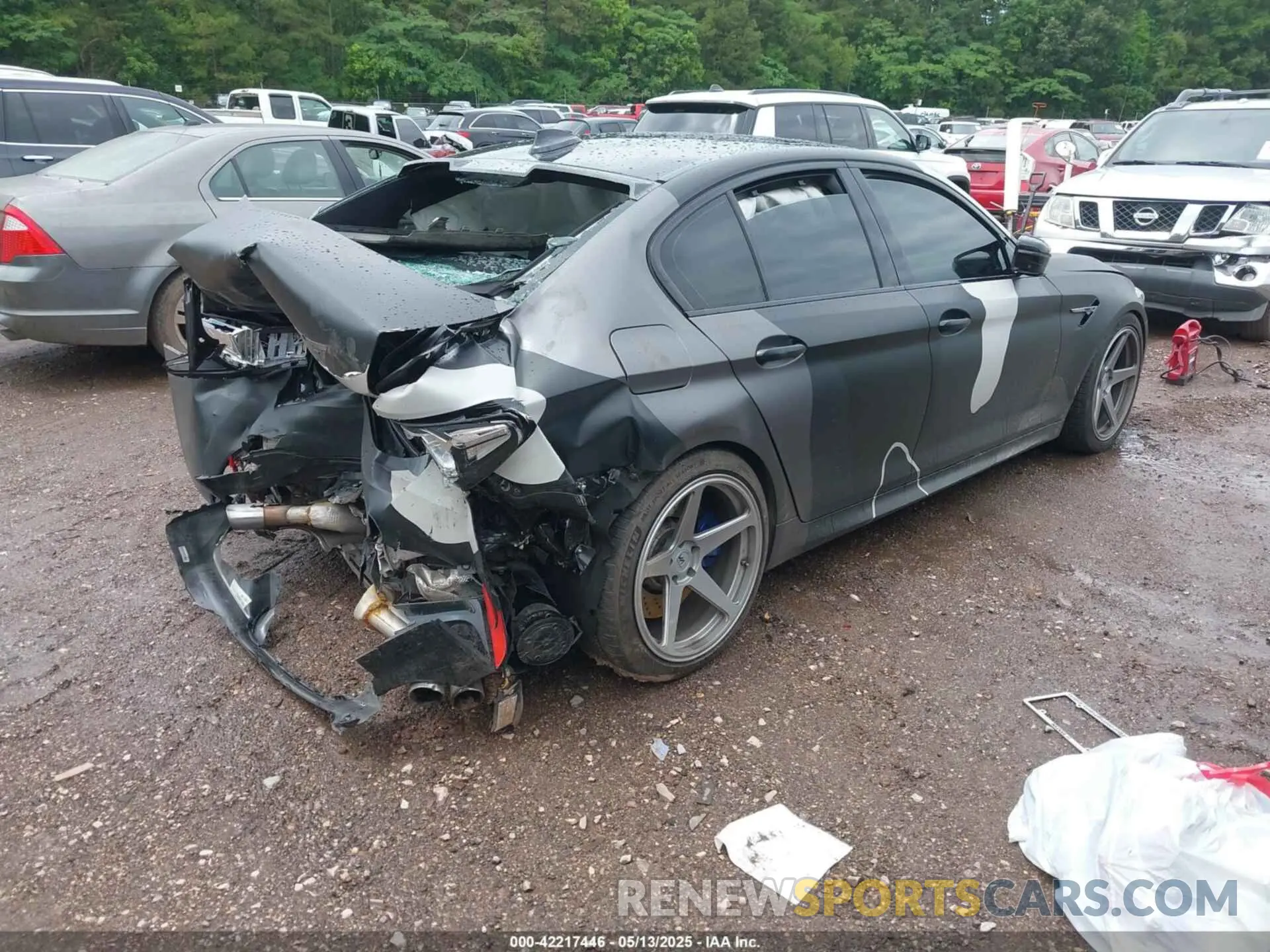 4 fotografías del automóvil dañado WBS83CH07PCM91524 BMW M5 2023