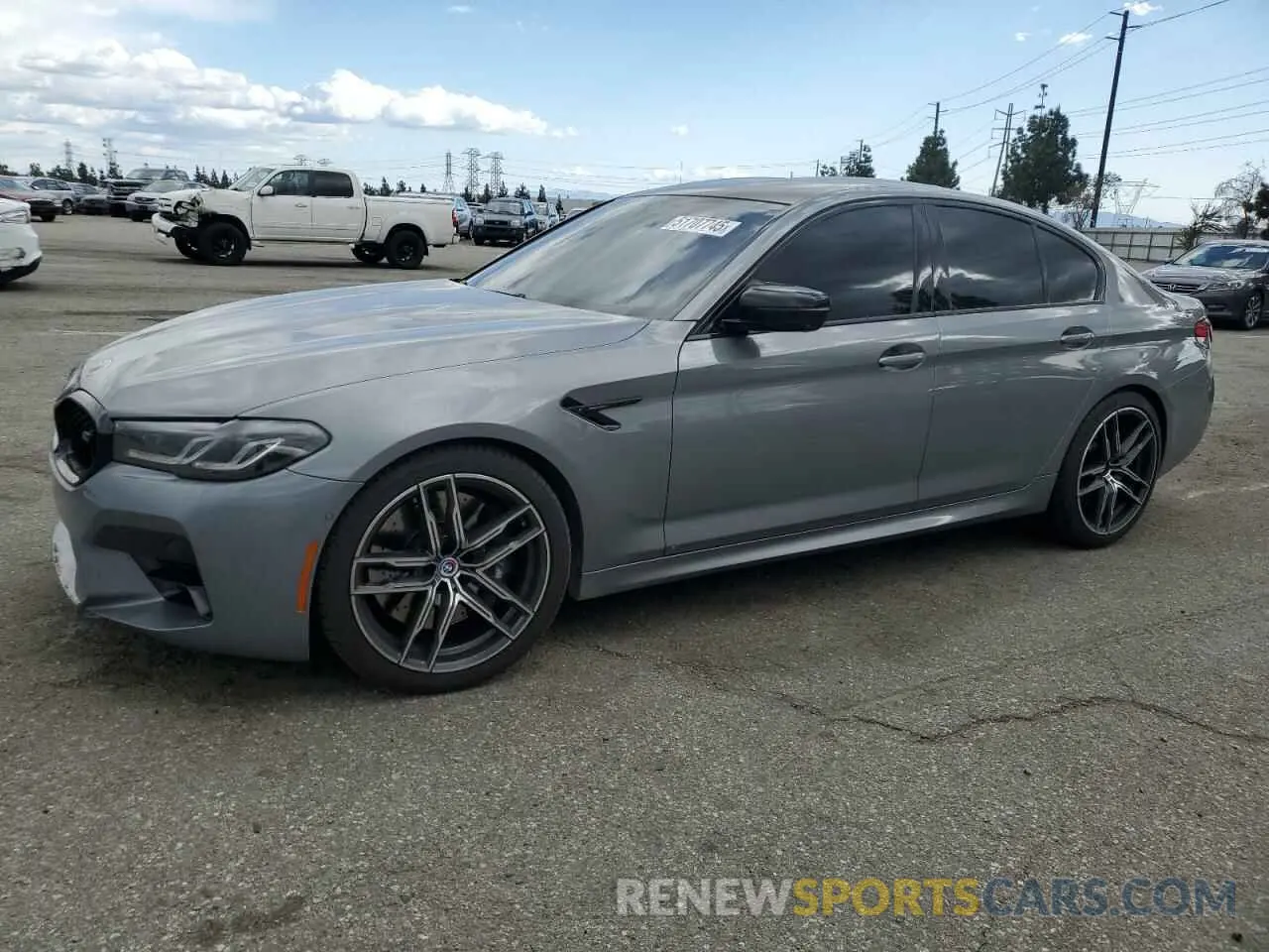 1 fotografías del automóvil dañado WBS83CH0XPCL73032 BMW M5 2023