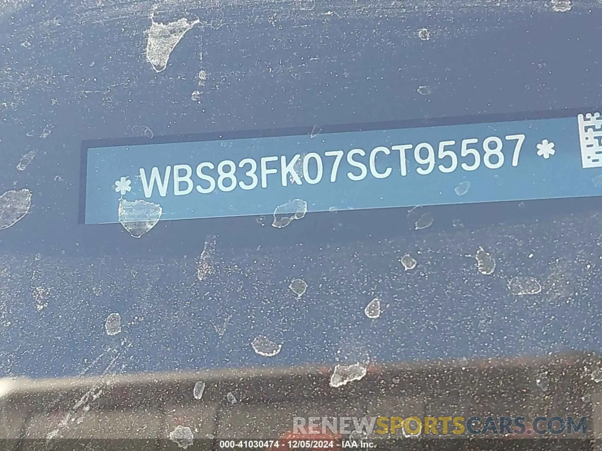 17 fotografías del automóvil dañado WBS83FK07SCT95587 BMW M5 2025