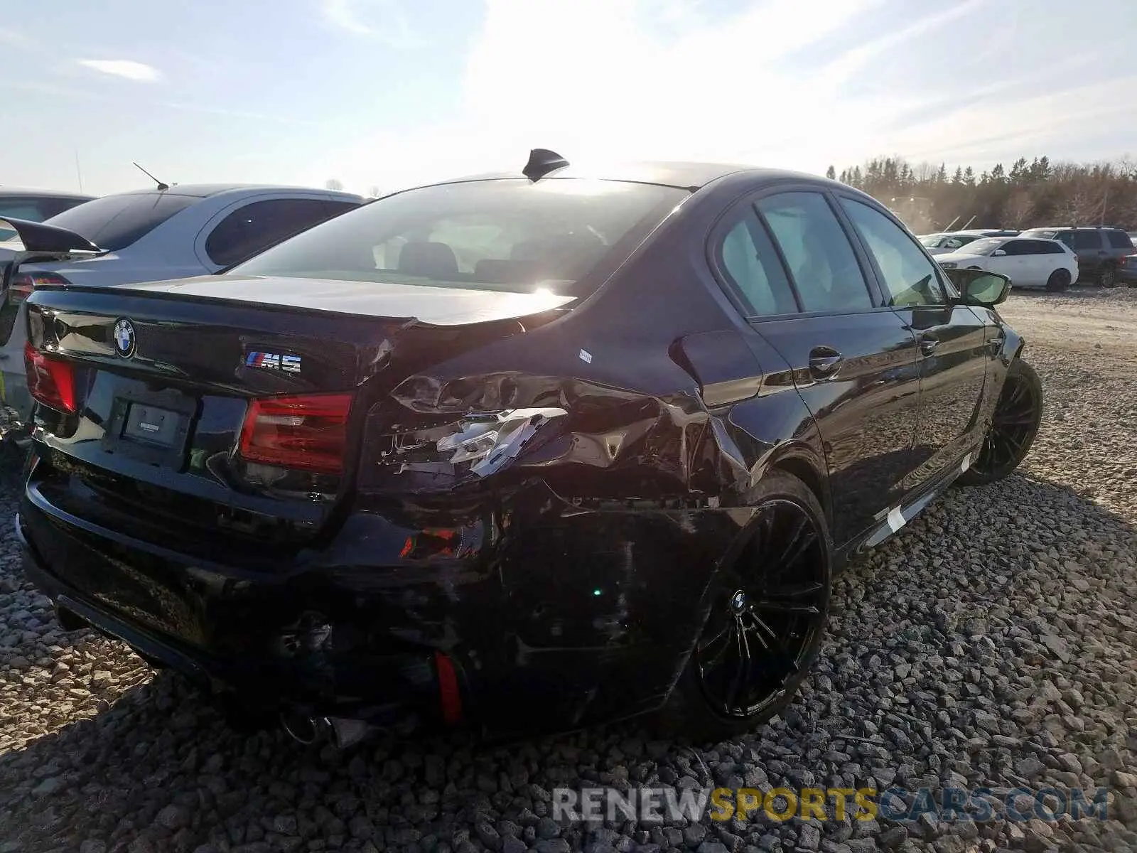 4 fotografías del automóvil dañado WBSJF0C07LB449059 BMW M5 BASE 2020