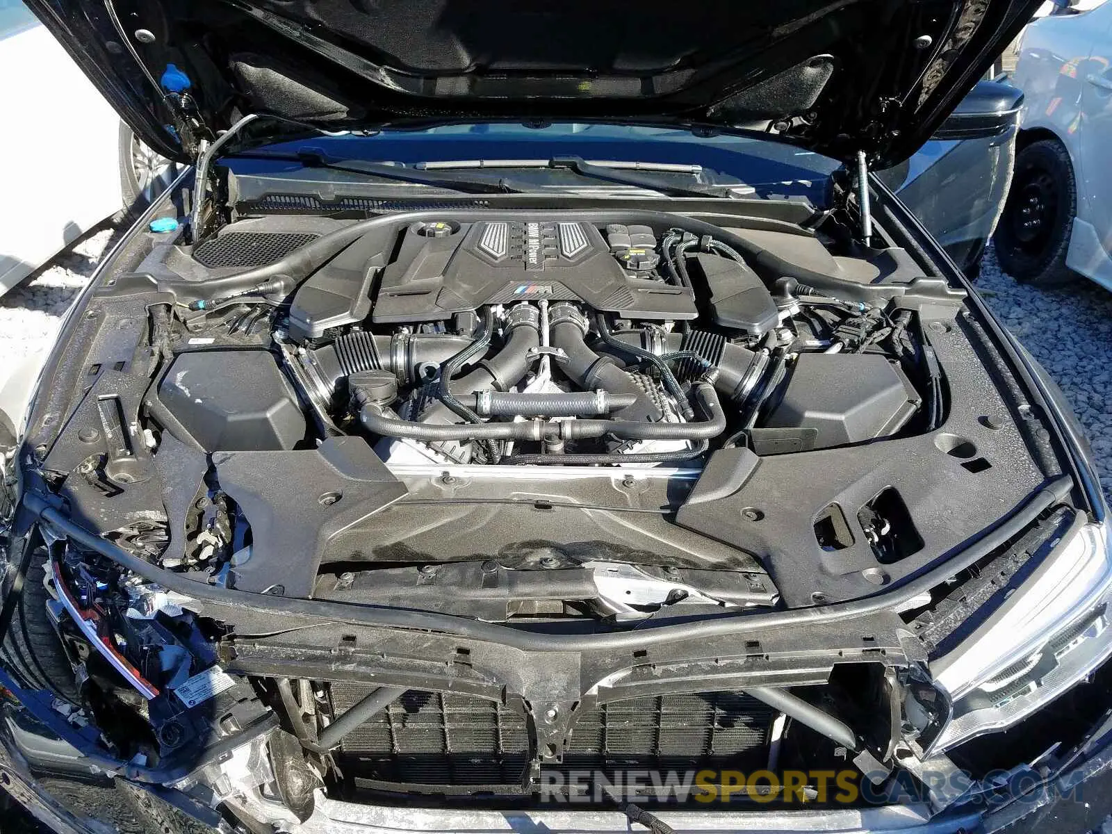 7 fotografías del automóvil dañado WBSJF0C07LB449059 BMW M5 BASE 2020