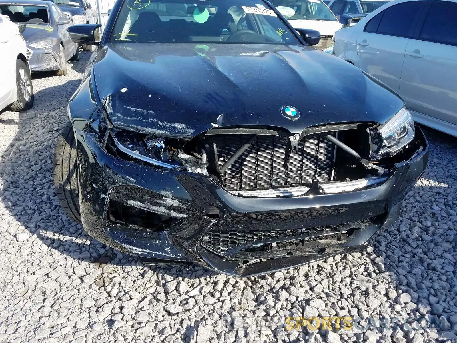 9 fotografías del automóvil dañado WBSJF0C07LB449059 BMW M5 BASE 2020