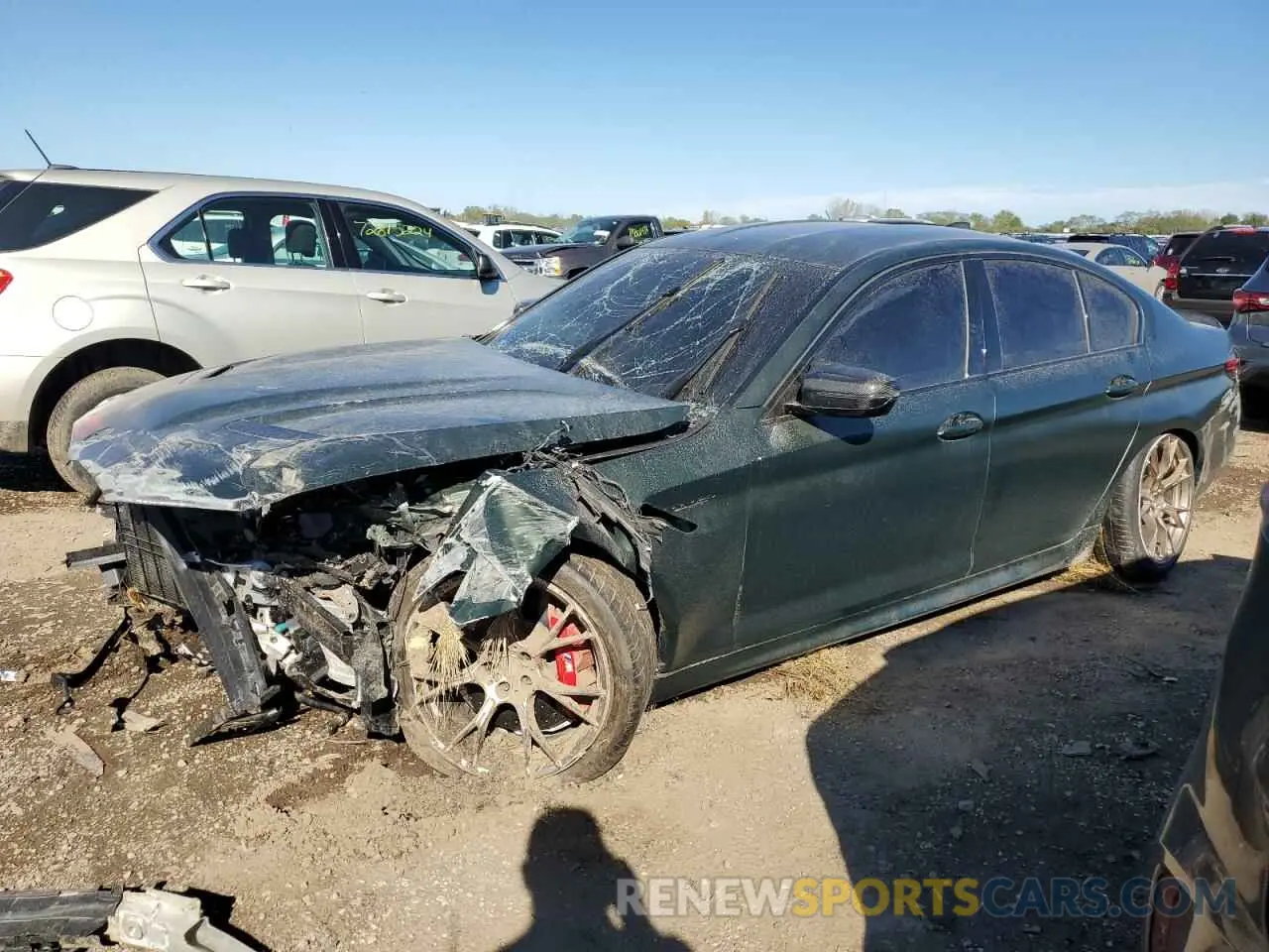 1 fotografías del automóvil dañado WBS73CH01NCJ52802 BMW M5 CS 2022