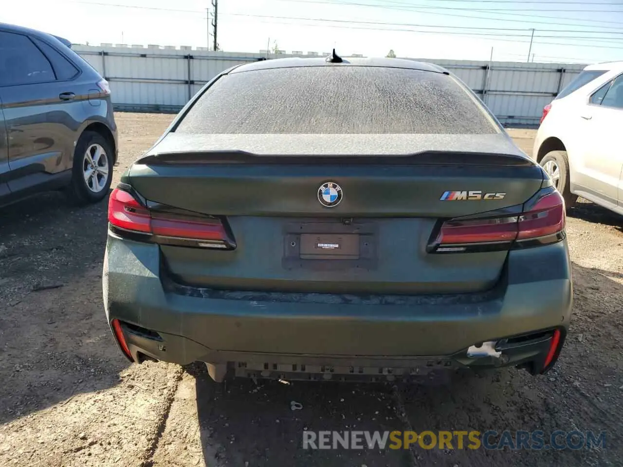 6 fotografías del automóvil dañado WBS73CH01NCJ52802 BMW M5 CS 2022