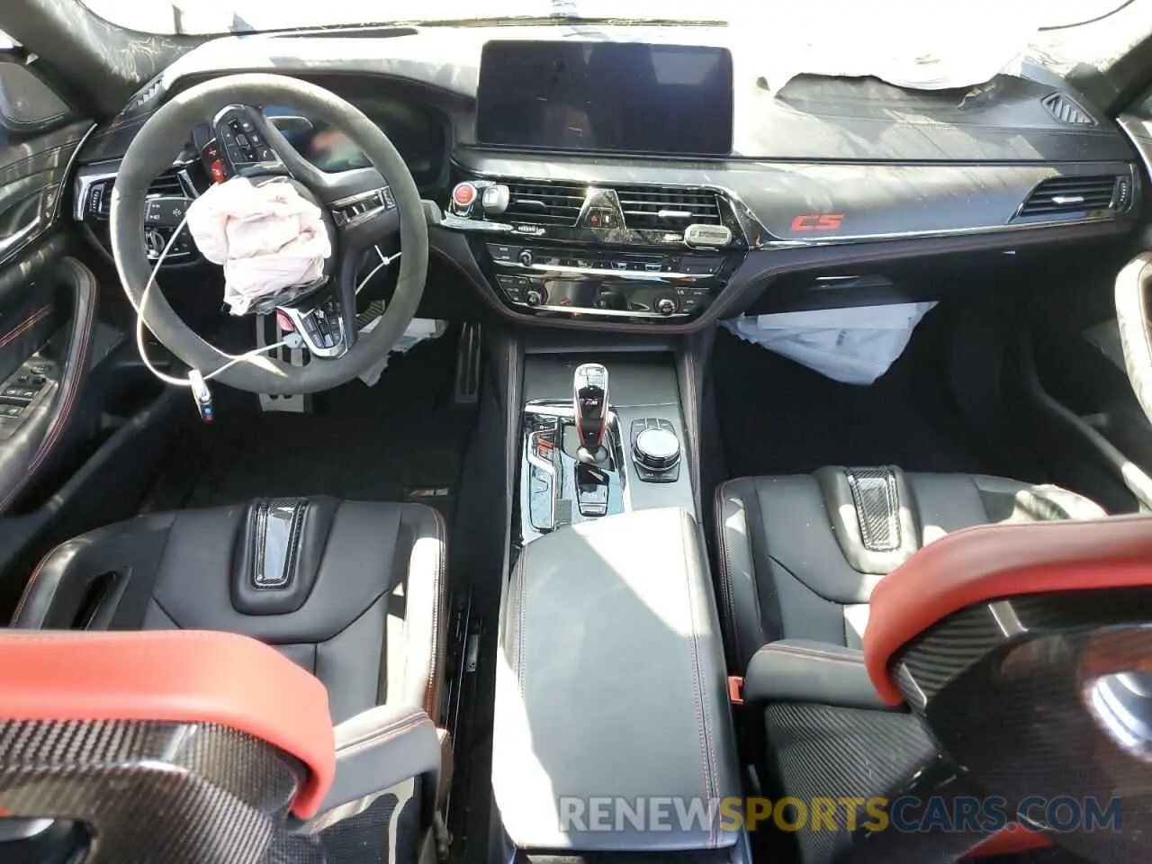 8 fotografías del automóvil dañado WBS73CH01NCJ52802 BMW M5 CS 2022
