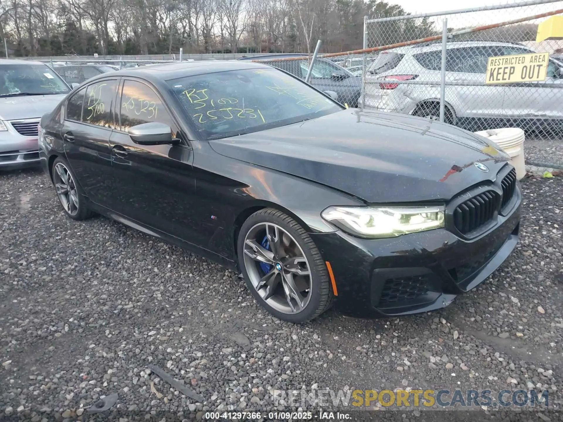 1 fotografías del automóvil dañado WBA13BK01NCH76521 BMW M550 2022
