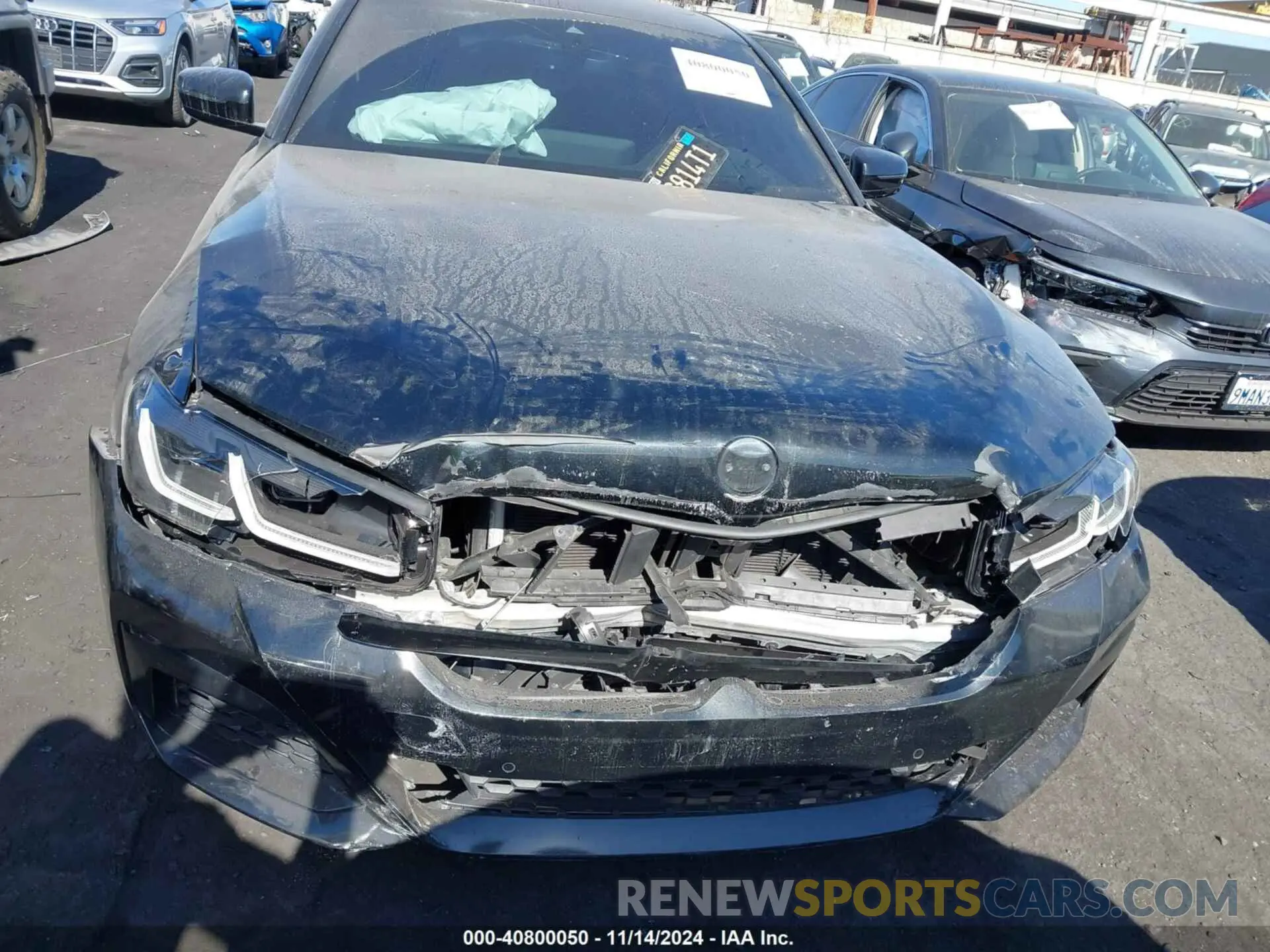 12 fotografías del automóvil dañado WBA13BK07NCJ05013 BMW M550 2022