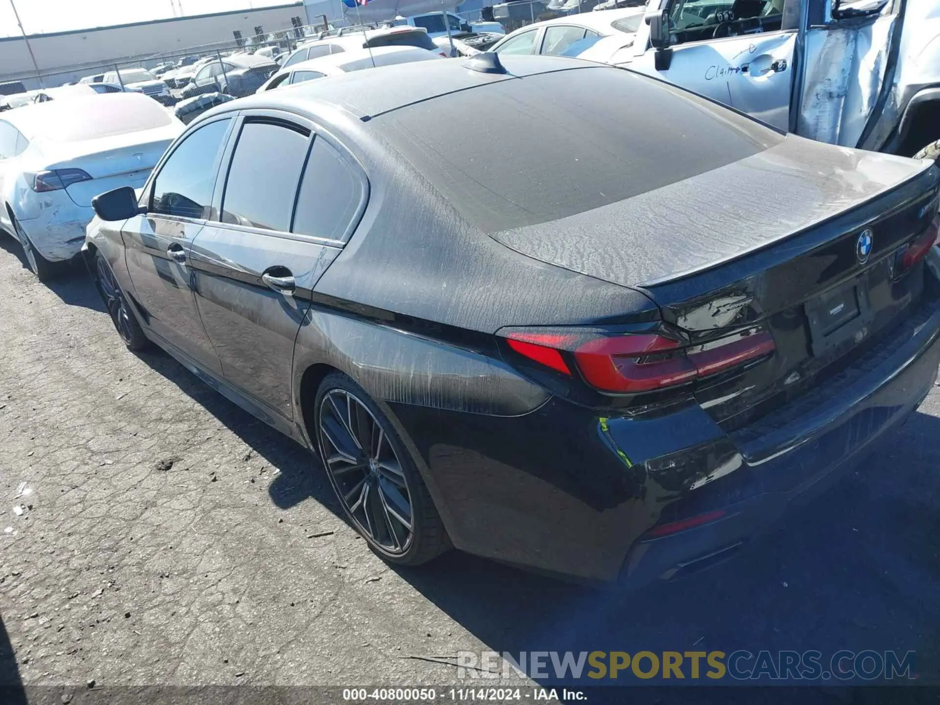 3 fotografías del automóvil dañado WBA13BK07NCJ05013 BMW M550 2022