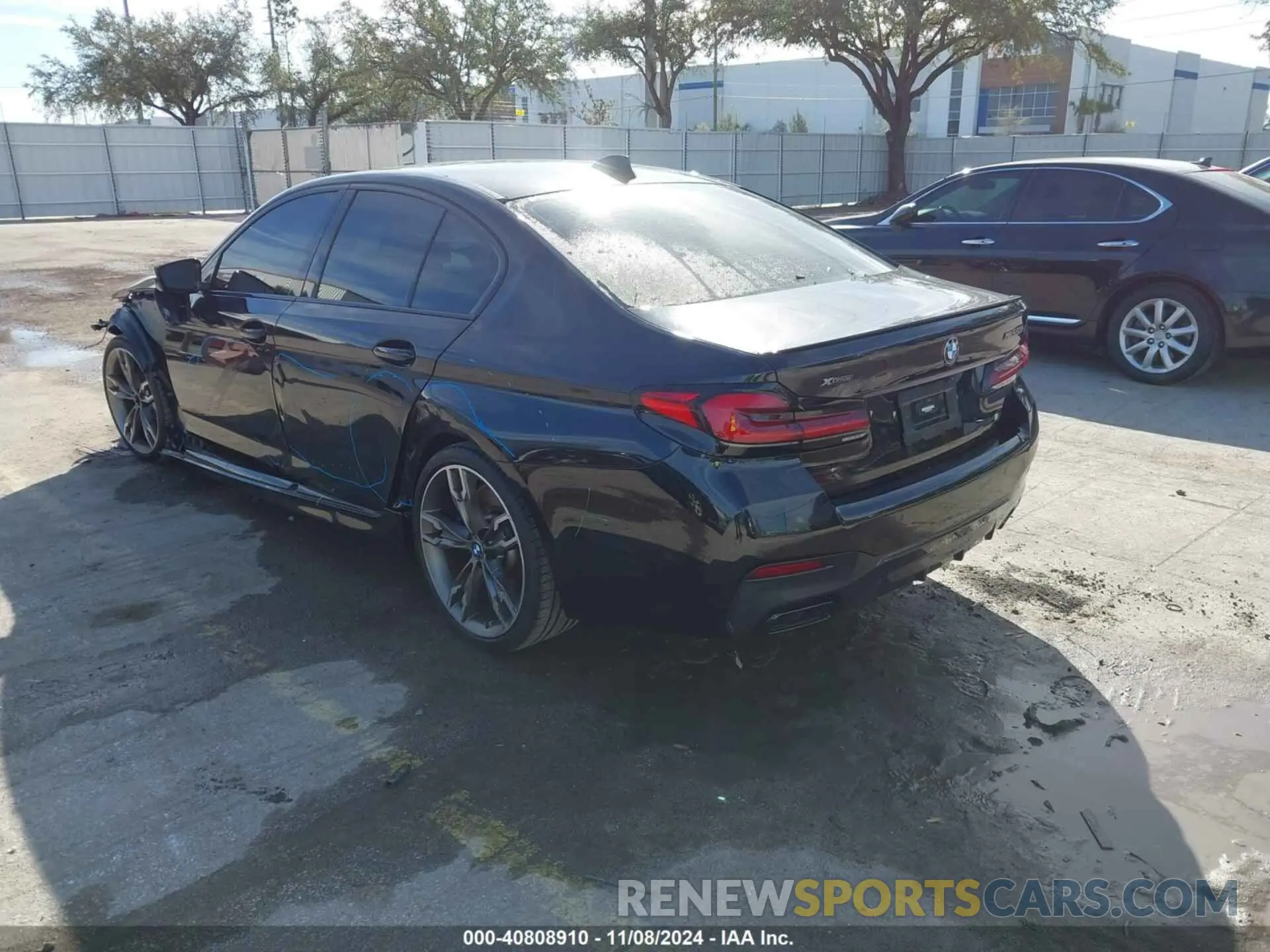 3 fotografías del automóvil dañado WBA13BK01PCN38314 BMW M550 2023