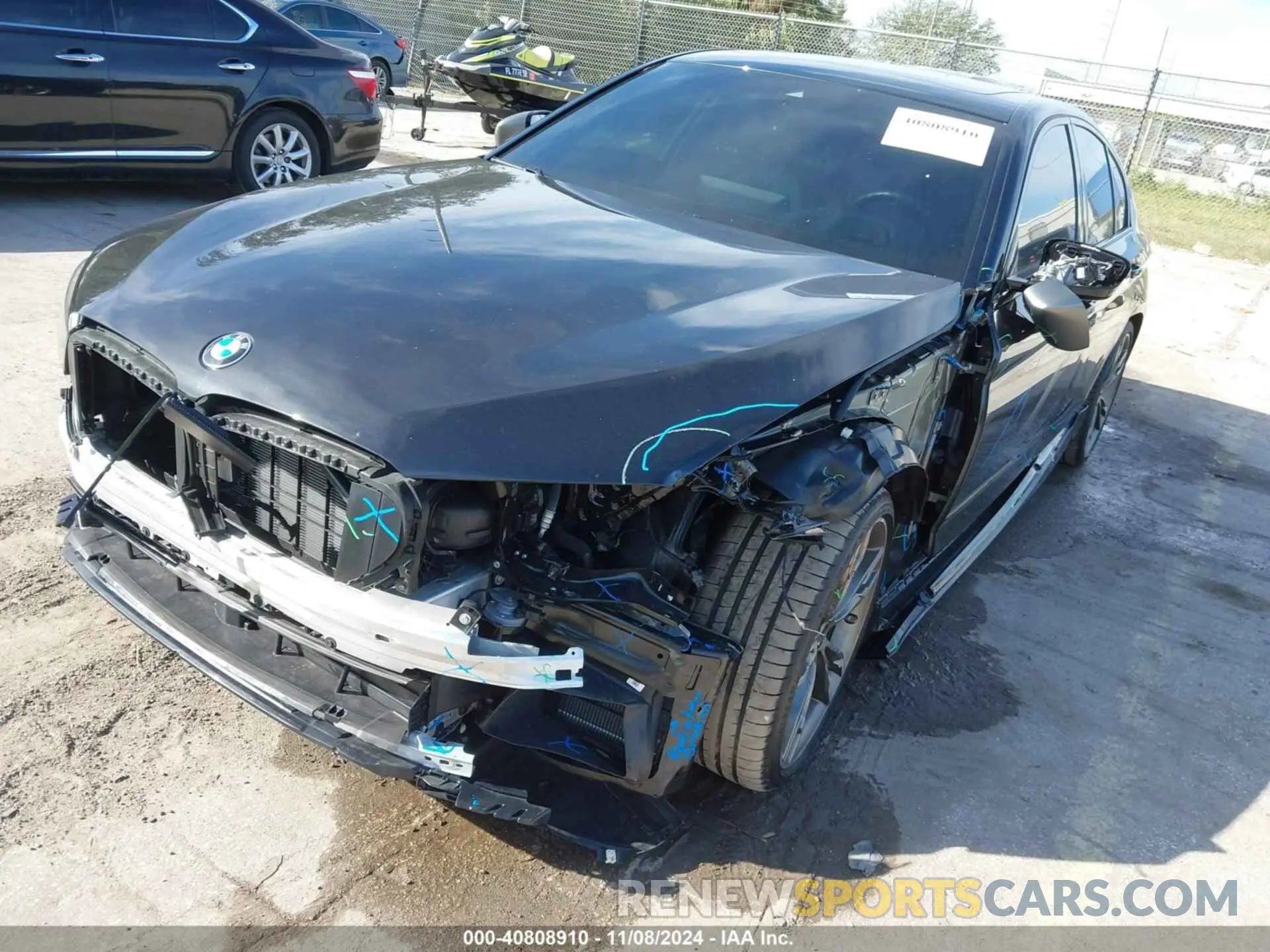 6 fotografías del automóvil dañado WBA13BK01PCN38314 BMW M550 2023