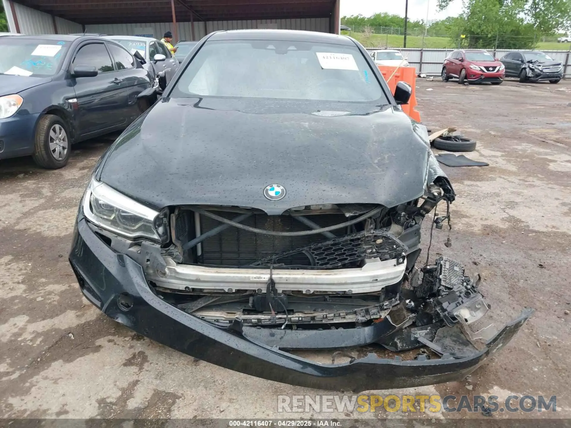 11 fotografías del automóvil dañado WBAJB9C53KB464754 BMW M550I 2019