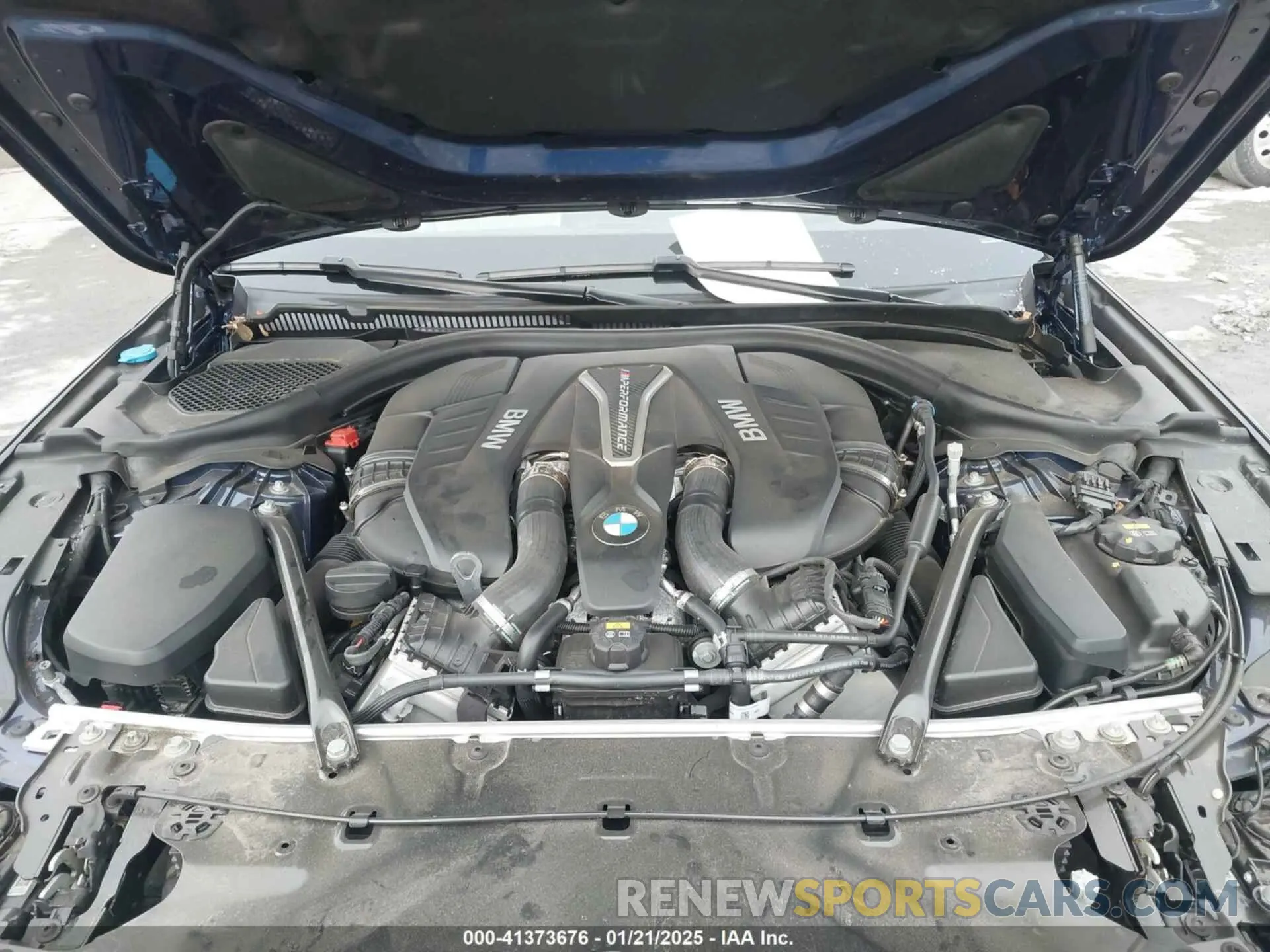 10 fotografías del automóvil dañado WBAJB9C54KB464746 BMW M550I 2019