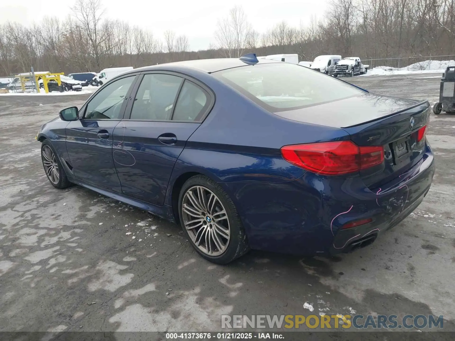 3 fotografías del automóvil dañado WBAJB9C54KB464746 BMW M550I 2019
