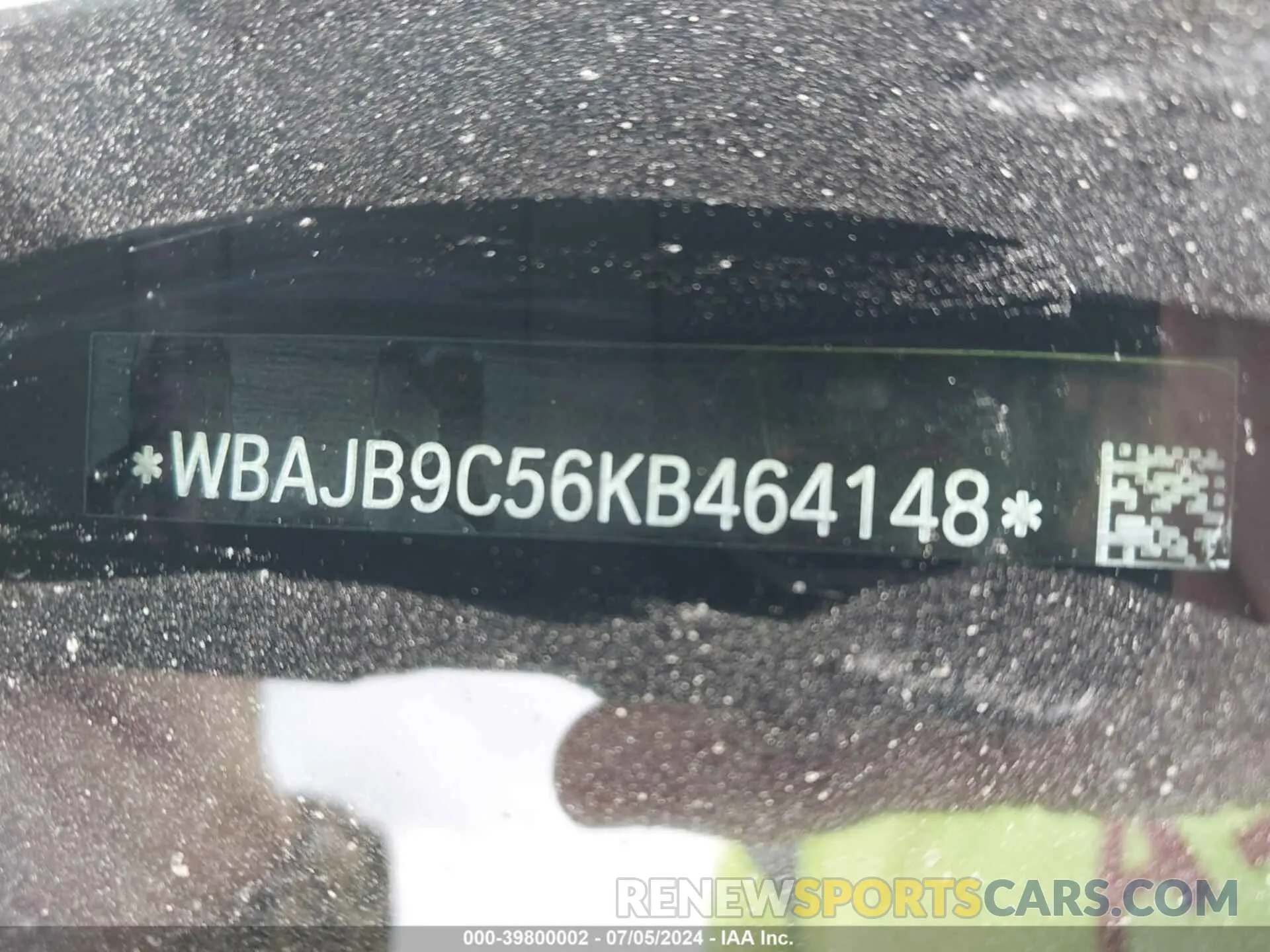 9 fotografías del automóvil dañado WBAJB9C56KB464148 BMW M550I 2019