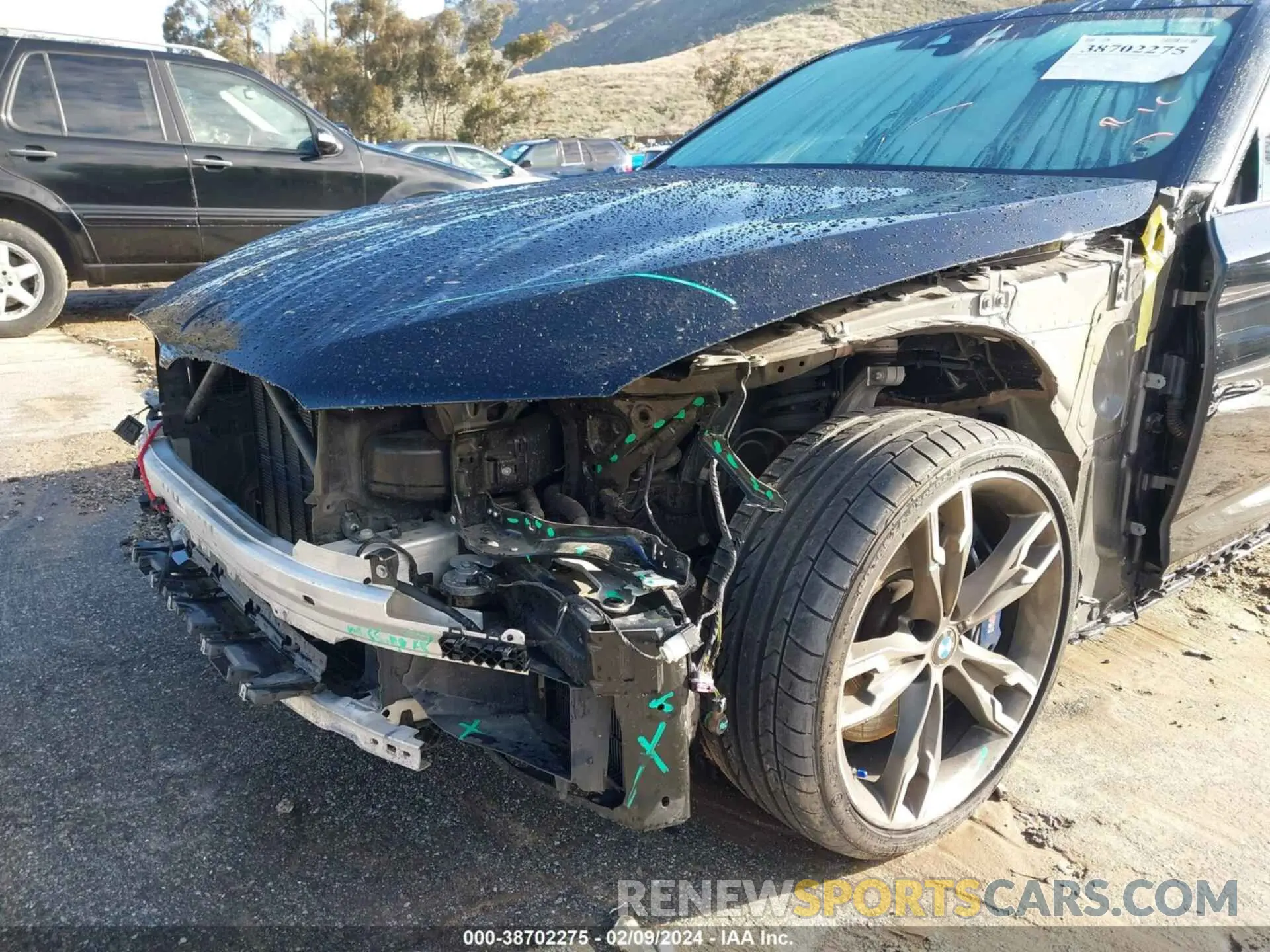 6 fotografías del automóvil dañado WBAJB9C59KB464323 BMW M550I 2019