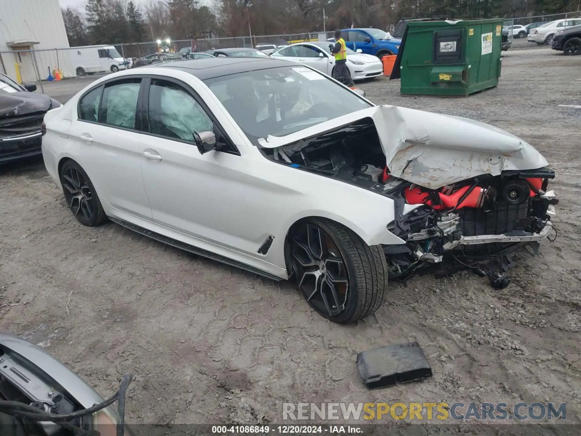 1 fotografías del automóvil dañado WBAJS7C03LBN96407 BMW M550I 2020