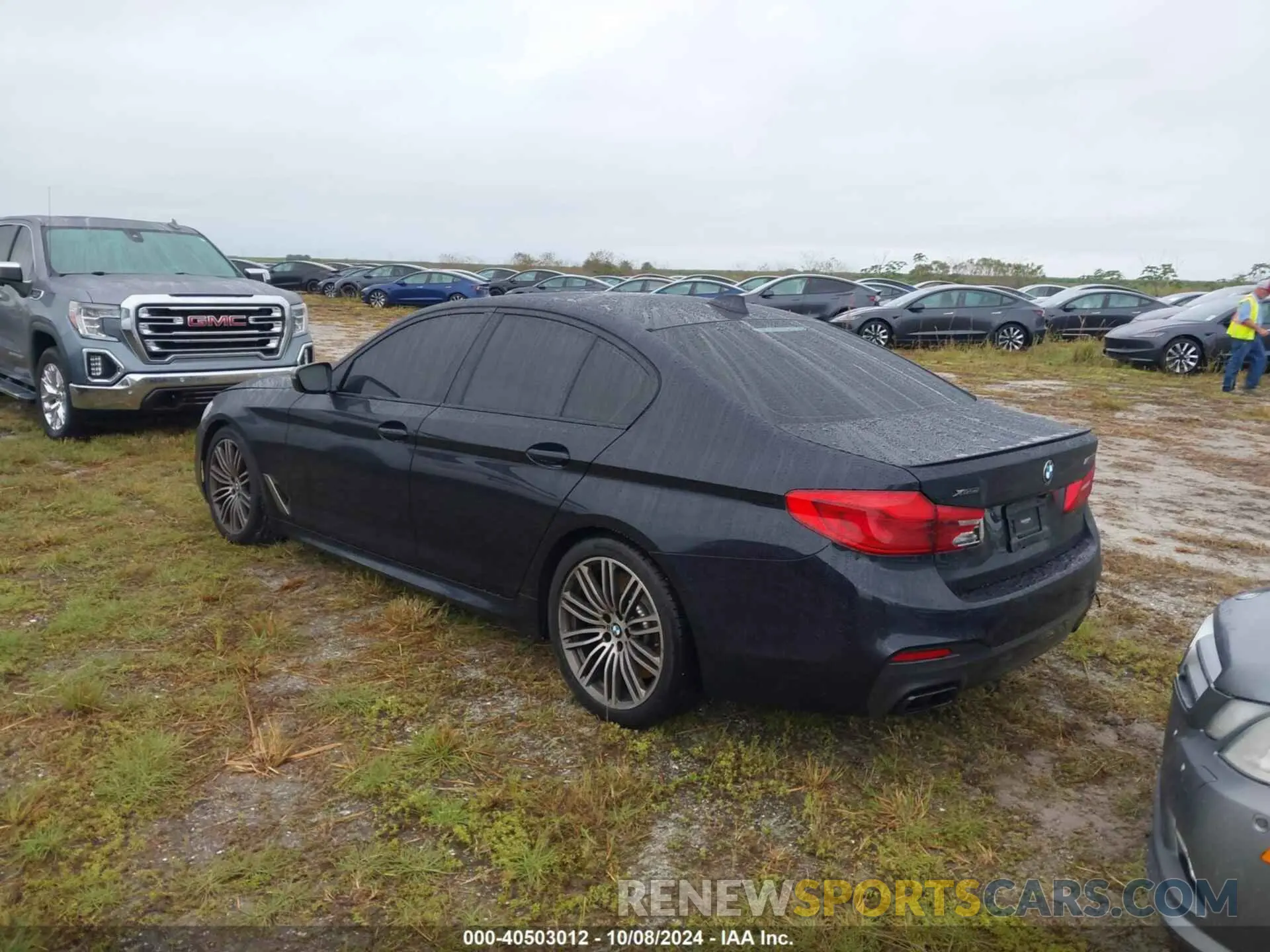 3 fotografías del automóvil dañado WBAJS7C08LCD83806 BMW M550I 2020