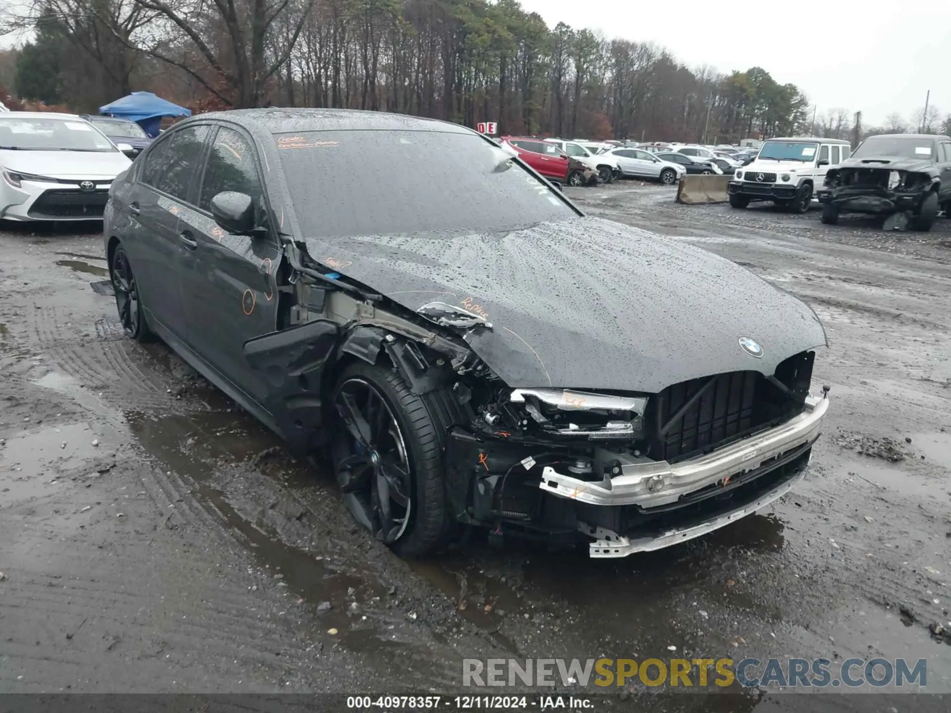 1 fotografías del automóvil dañado WBA13BK0XMCF03673 BMW M550I 2021