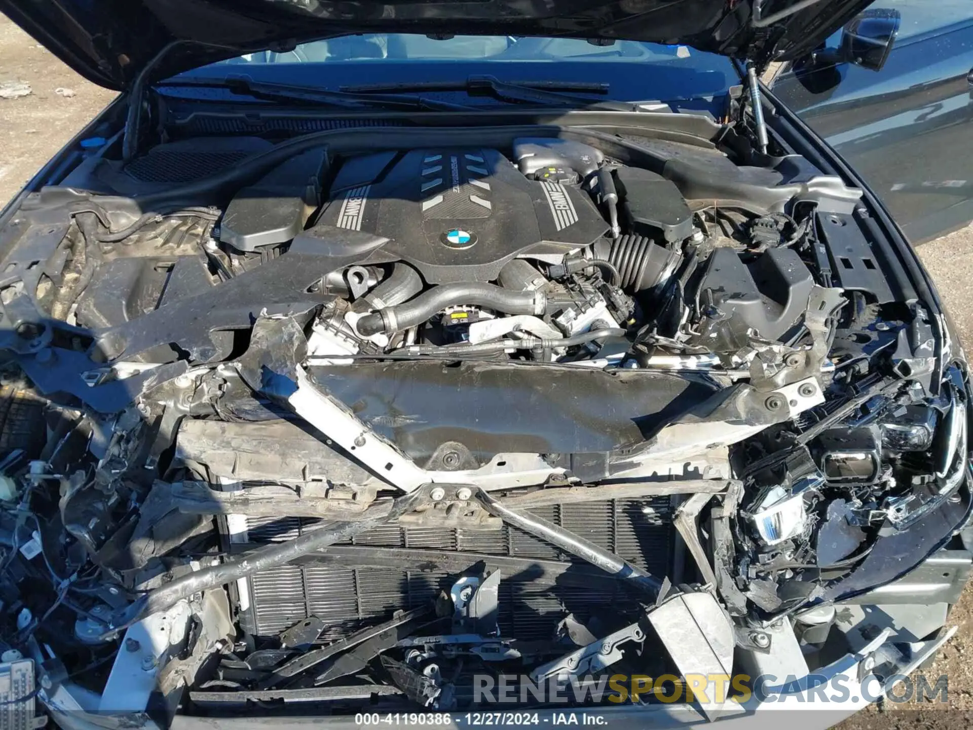 10 fotografías del automóvil dañado WBA13BK0XMCF21476 BMW M550I 2021