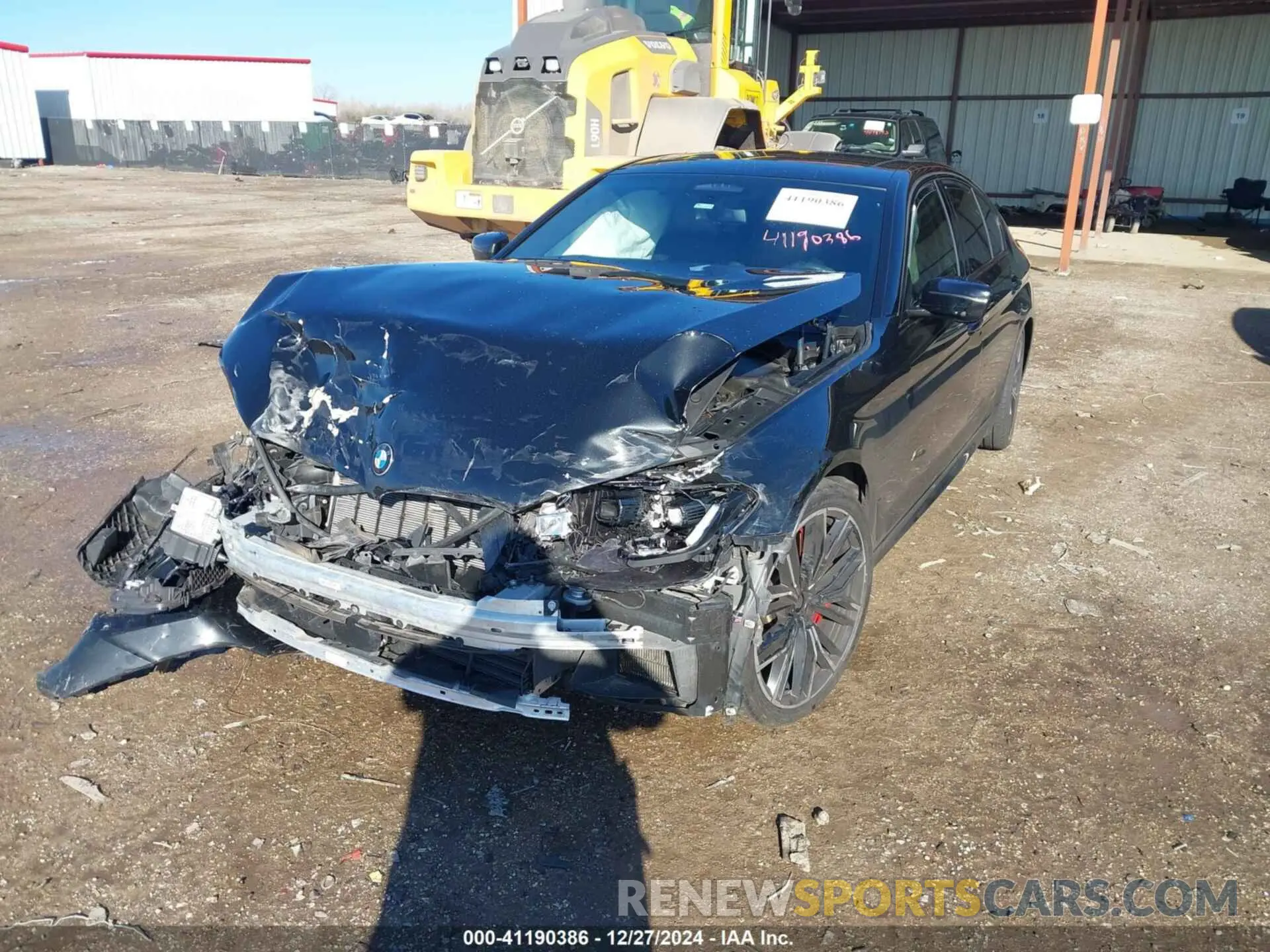 2 fotografías del automóvil dañado WBA13BK0XMCF21476 BMW M550I 2021