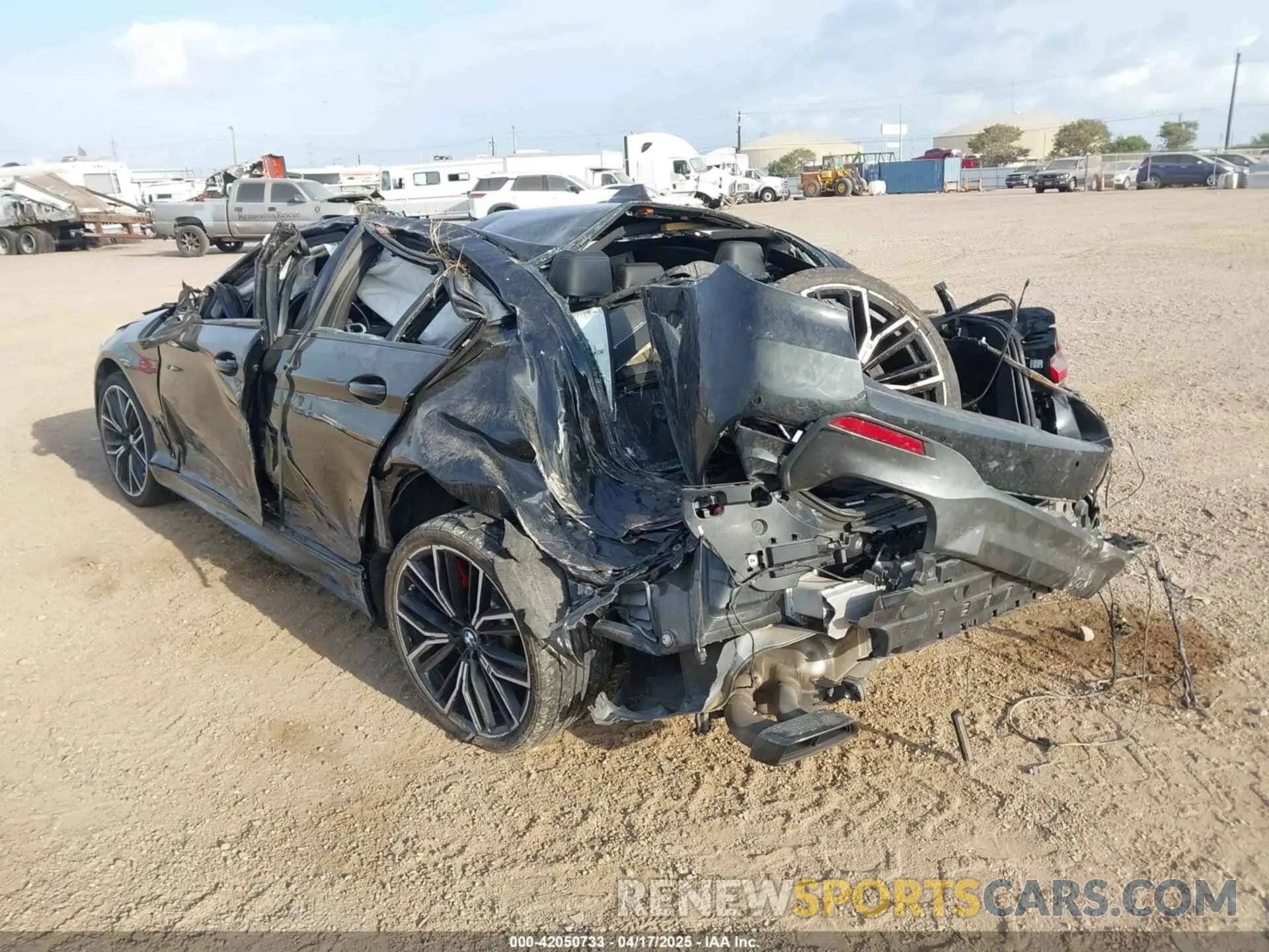 3 fotografías del automóvil dañado WBA13BK0XMCF98624 BMW M550I 2021