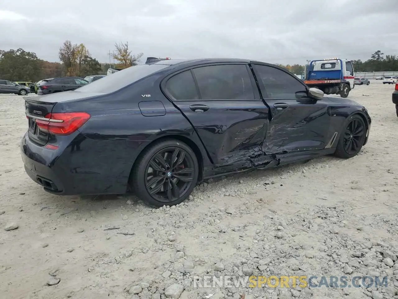 3 fotografías del automóvil dañado WBA7H6C51KG615276 BMW M7 2019