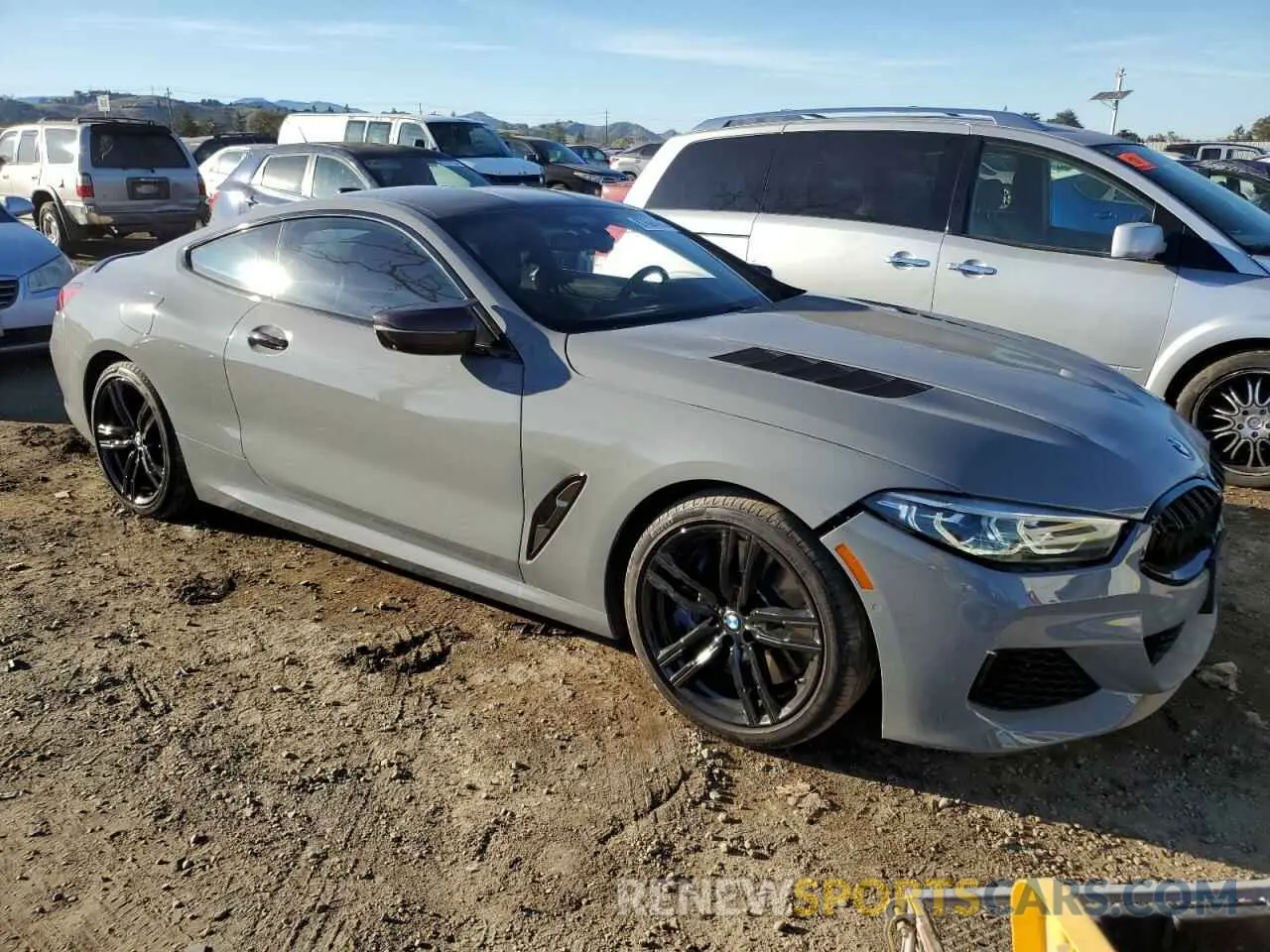 4 fotografías del automóvil dañado WBABC4C50KBU95898 BMW M8 2019