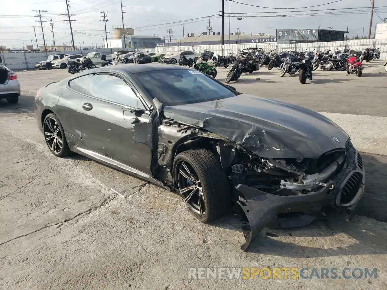 4 fotografías del automóvil dañado WBABC4C51KBU96056 BMW M8 2019