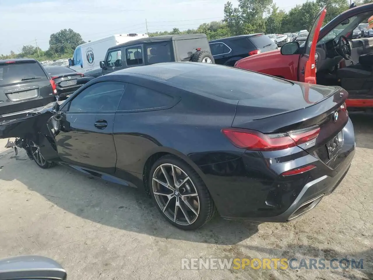 2 fotografías del automóvil dañado WBABC4C51KBU96218 BMW M8 2019
