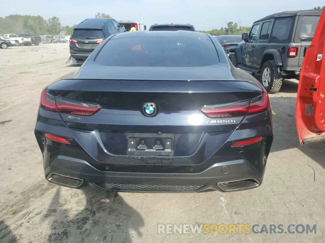 6 fotografías del automóvil dañado WBABC4C51KBU96218 BMW M8 2019