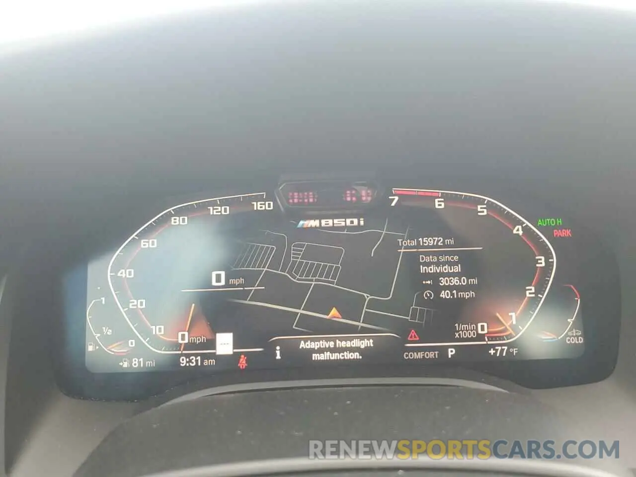 9 fotografías del automóvil dañado WBABC4C51KBU96218 BMW M8 2019