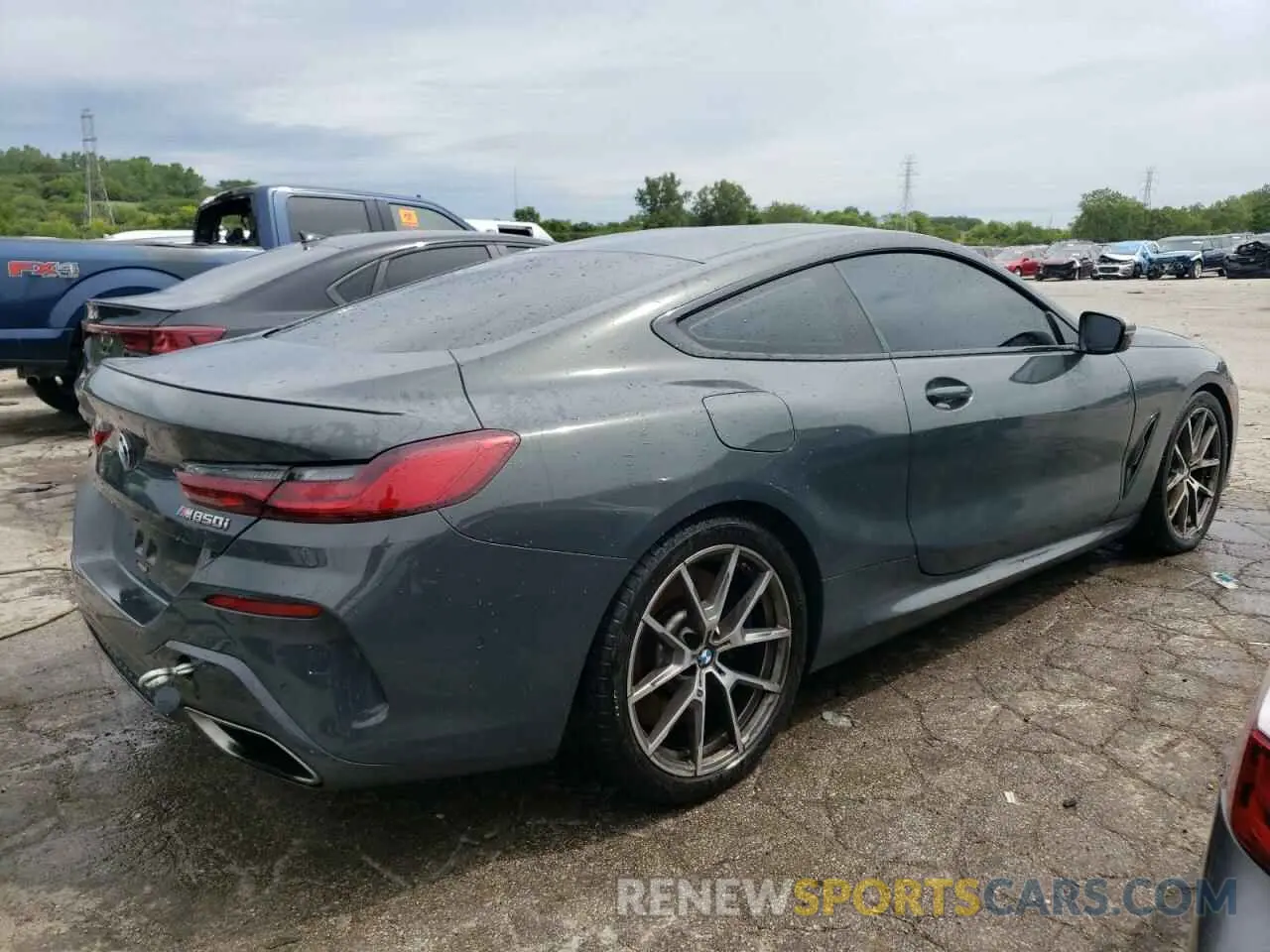 3 fotografías del automóvil dañado WBABC4C51KBU96543 BMW M8 2019