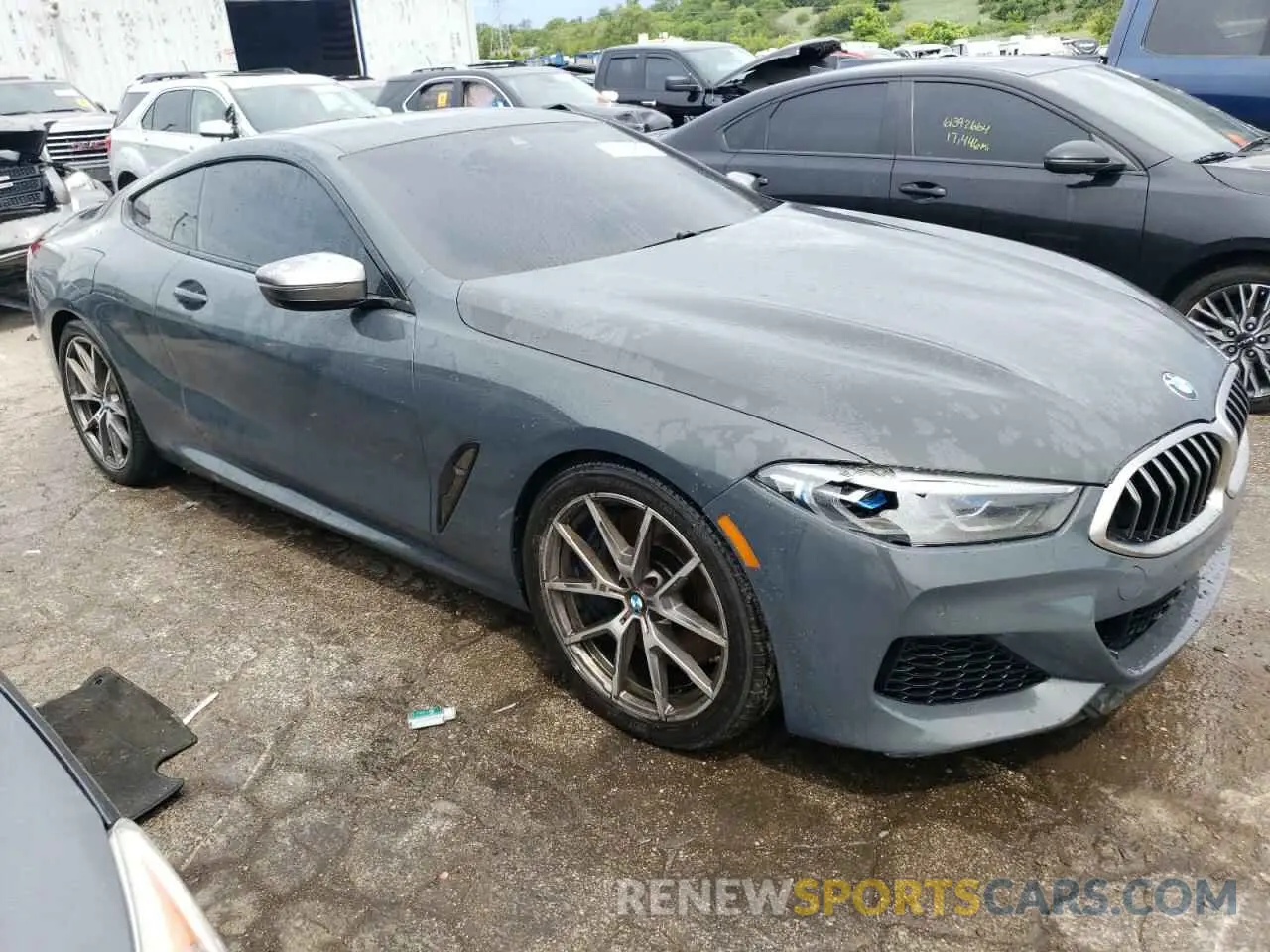 4 fotografías del automóvil dañado WBABC4C51KBU96543 BMW M8 2019