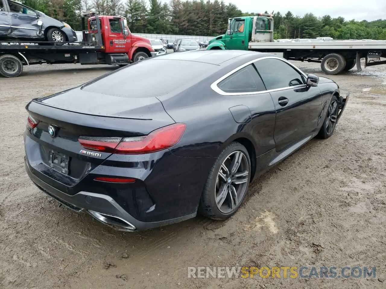 4 fotografías del automóvil dañado WBABC4C53KBU96656 BMW M8 2019