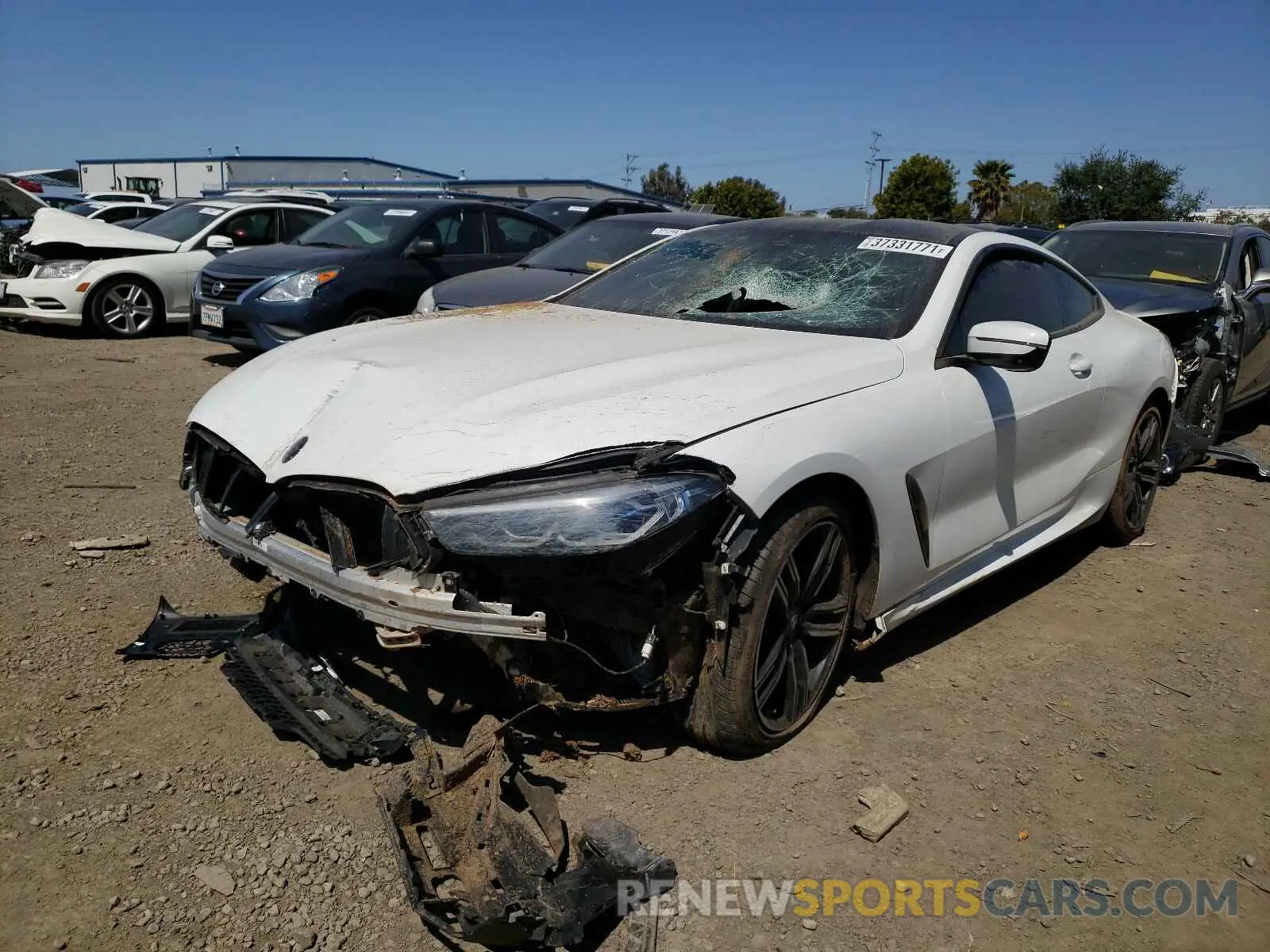 2 fotografías del automóvil dañado WBABC4C55KBJ35736 BMW M8 2019