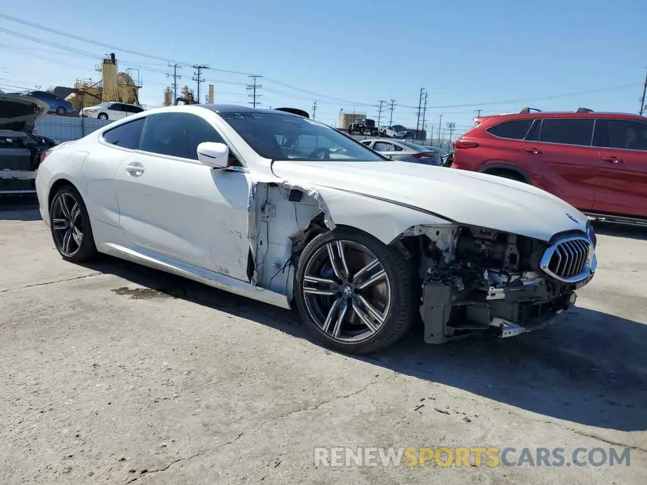 4 fotografías del automóvil dañado WBABC4C56KBJ35745 BMW M8 2019