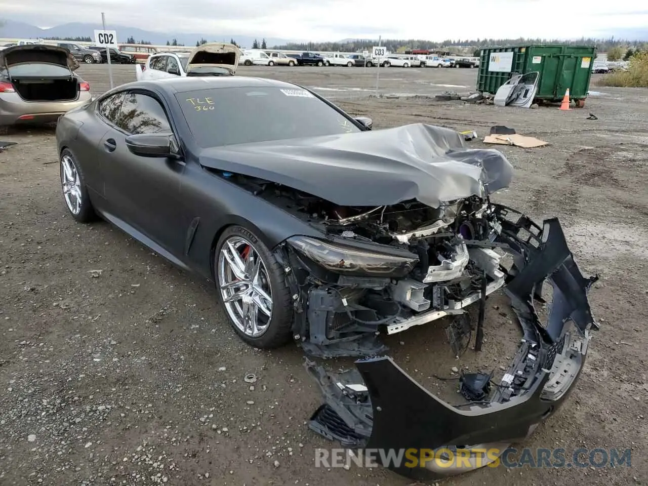 1 fotografías del automóvil dañado WBABC4C57KBU96126 BMW M8 2019