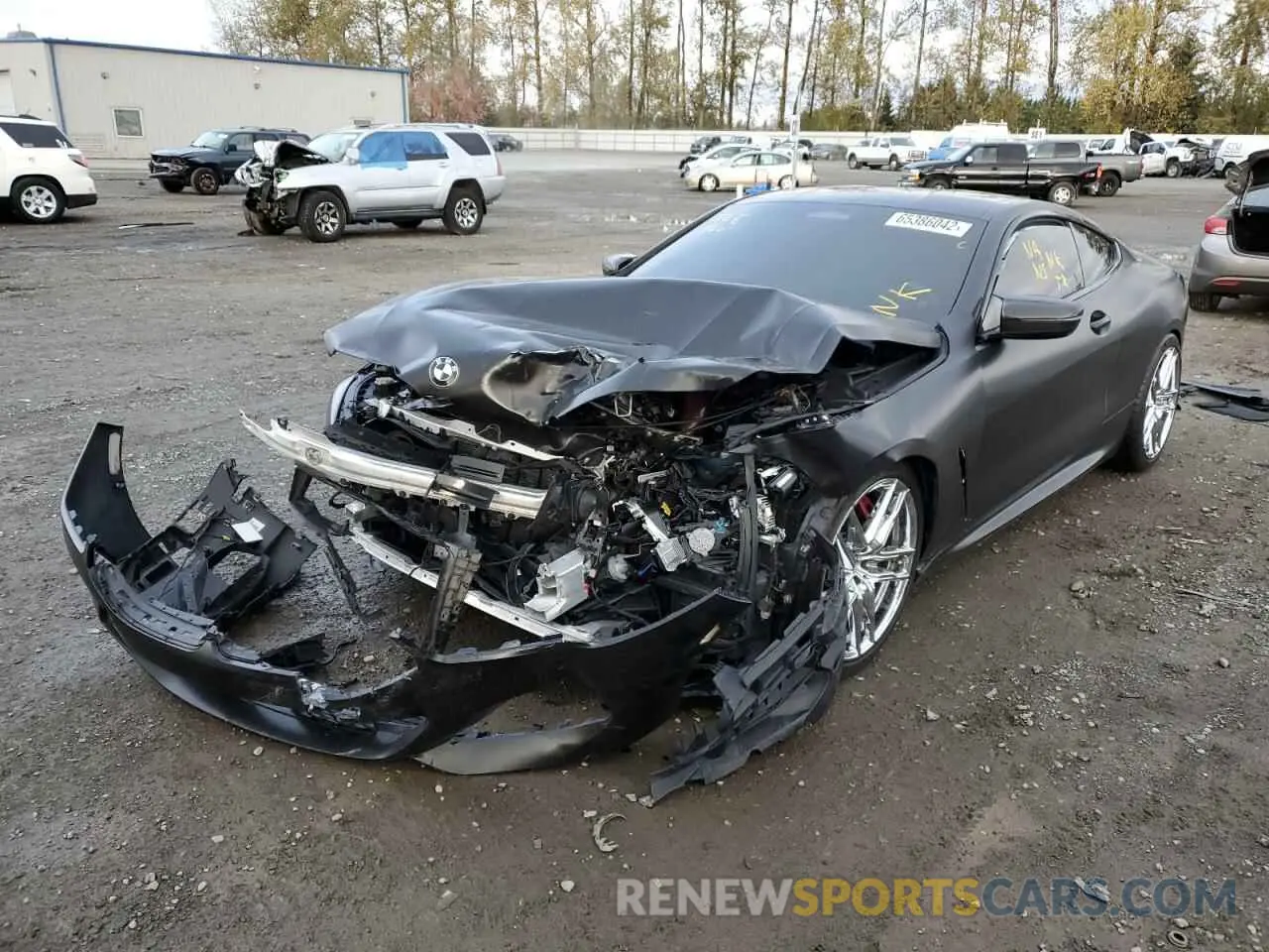 2 fotografías del automóvil dañado WBABC4C57KBU96126 BMW M8 2019