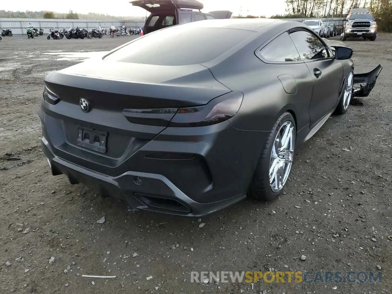 4 fotografías del automóvil dañado WBABC4C57KBU96126 BMW M8 2019