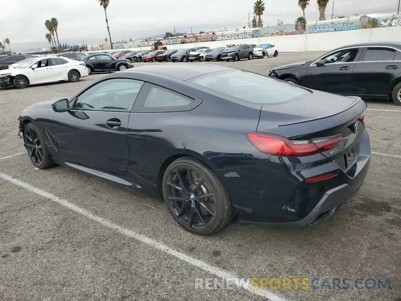2 fotografías del automóvil dañado WBABC4C59KBU96130 BMW M8 2019