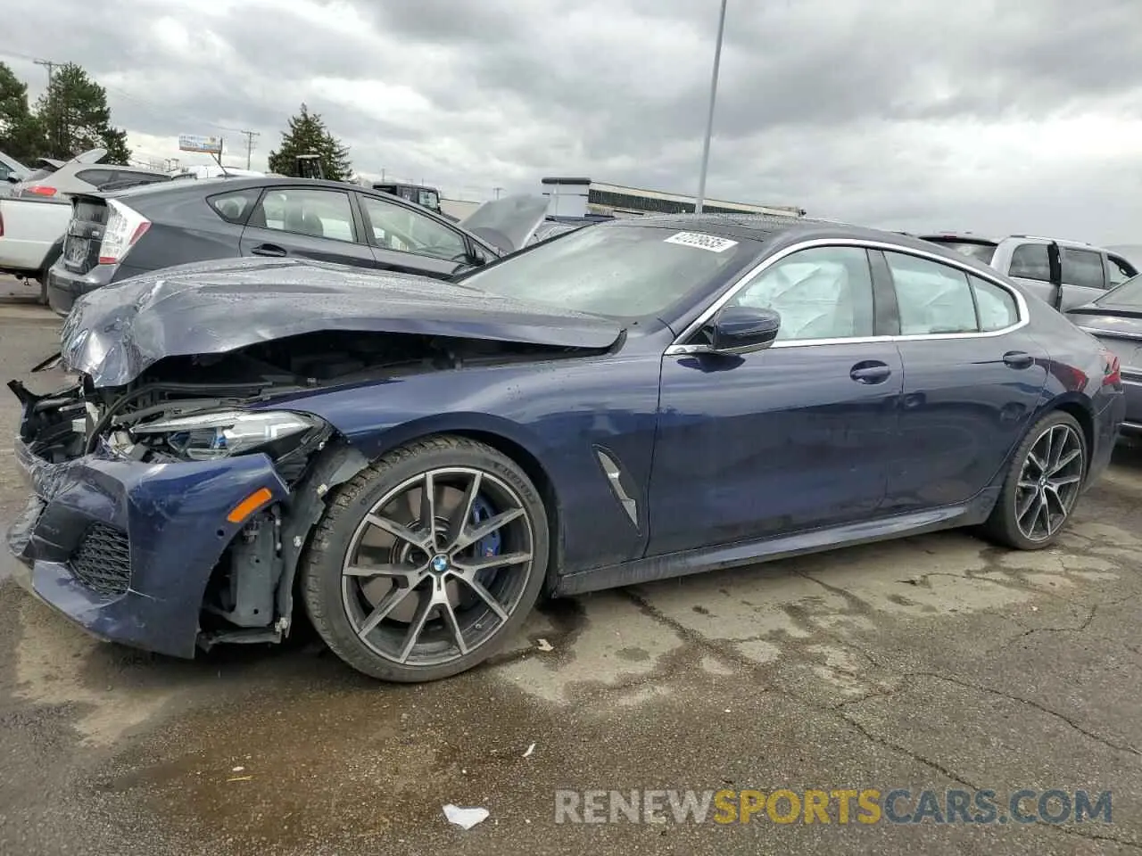 1 fotografías del automóvil dañado WBAGV8C02LCE55493 BMW M8 2020