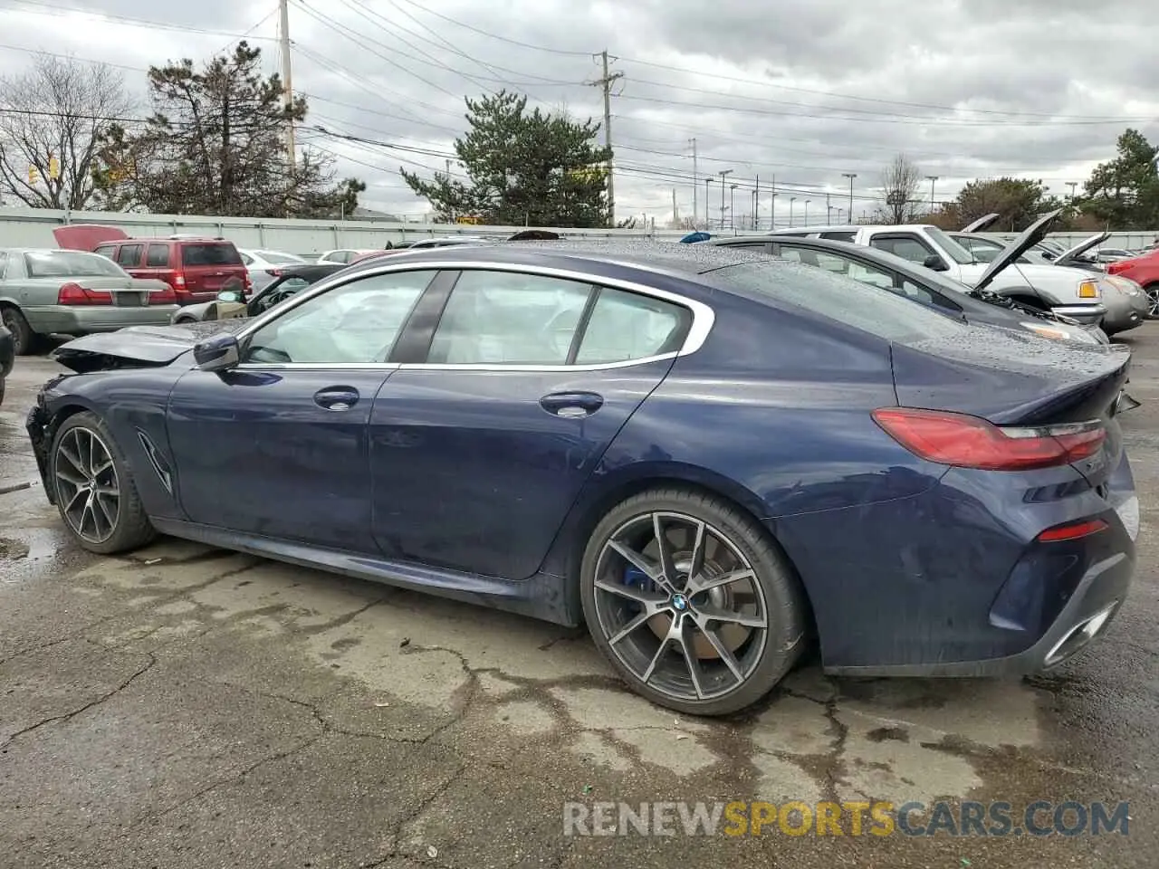 2 fotografías del automóvil dañado WBAGV8C02LCE55493 BMW M8 2020